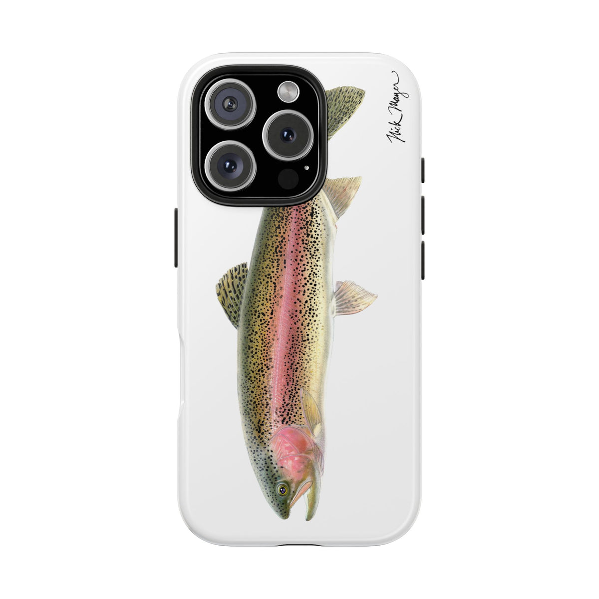 Rainbow Trout White Phone Case (iPhone) Printify
