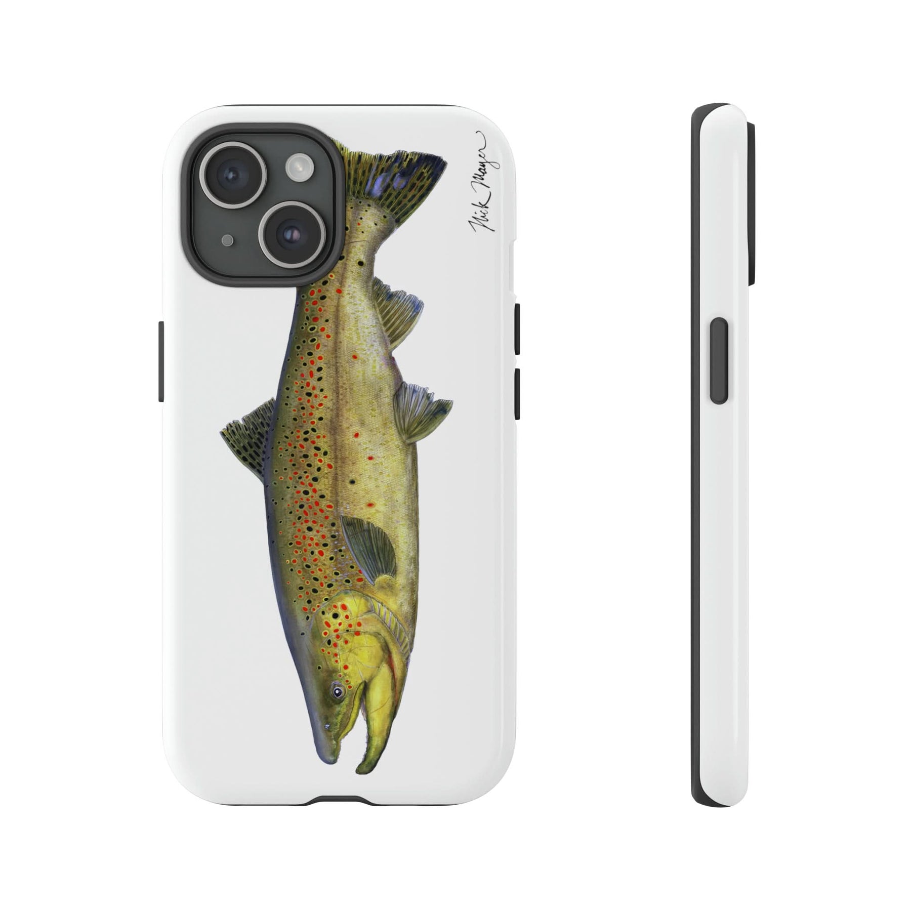 Brown Trout iPhone 15 Case
