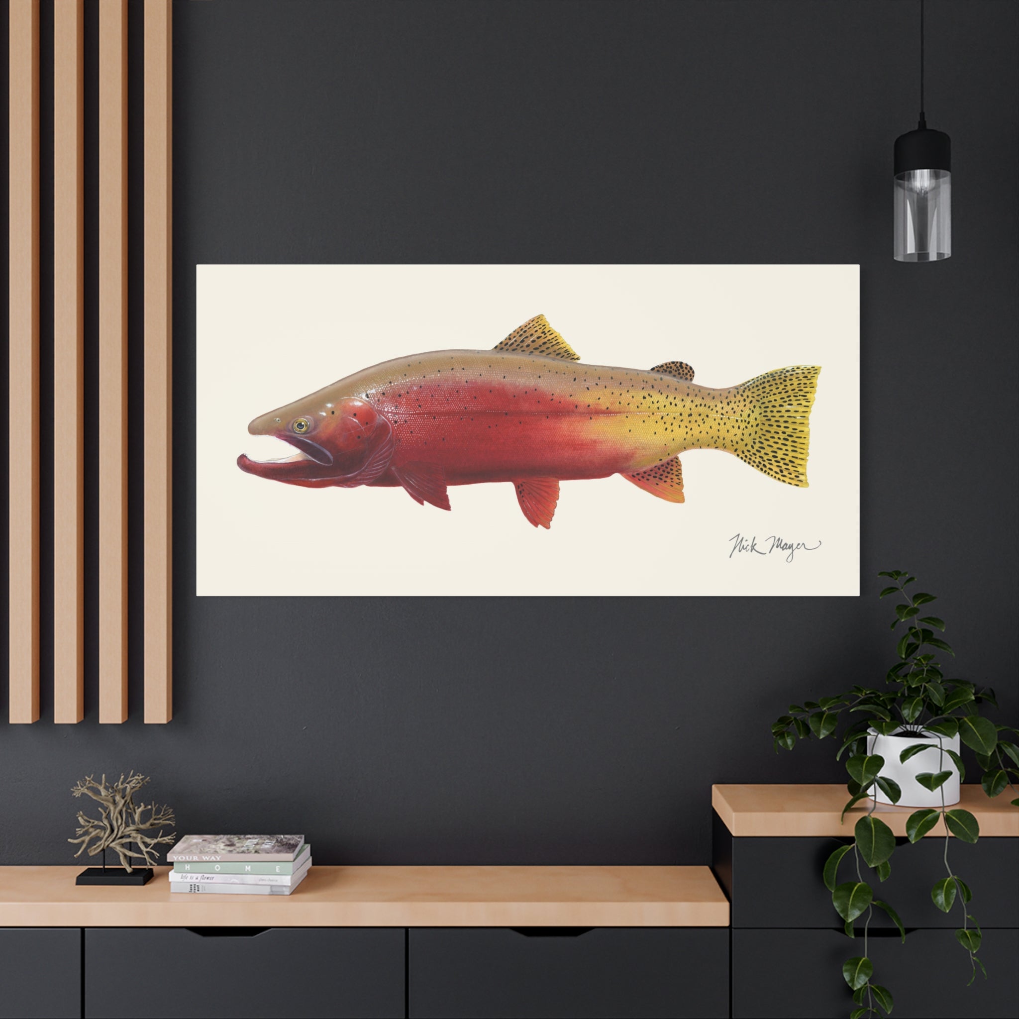 Cutthroat Trout II Canvas Print Printify