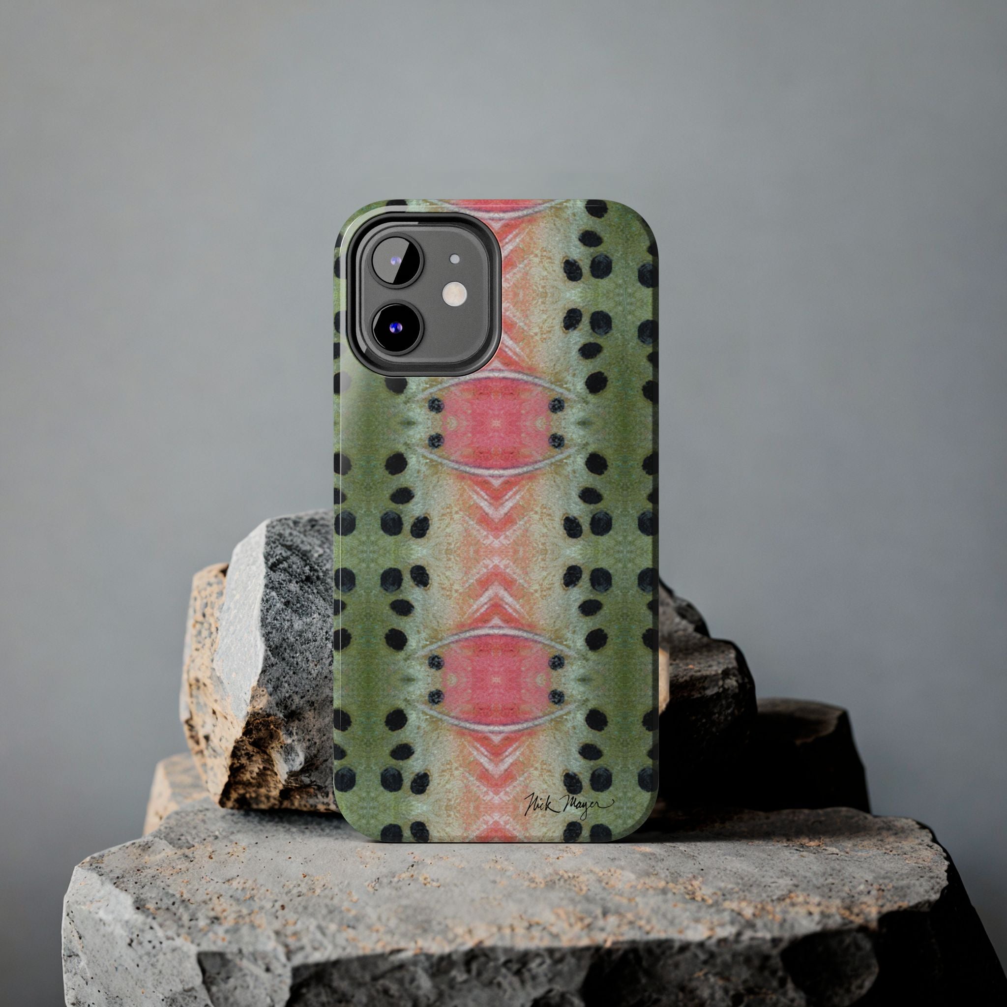 Rainbow Trout Pattern Phone Case (iPhone)