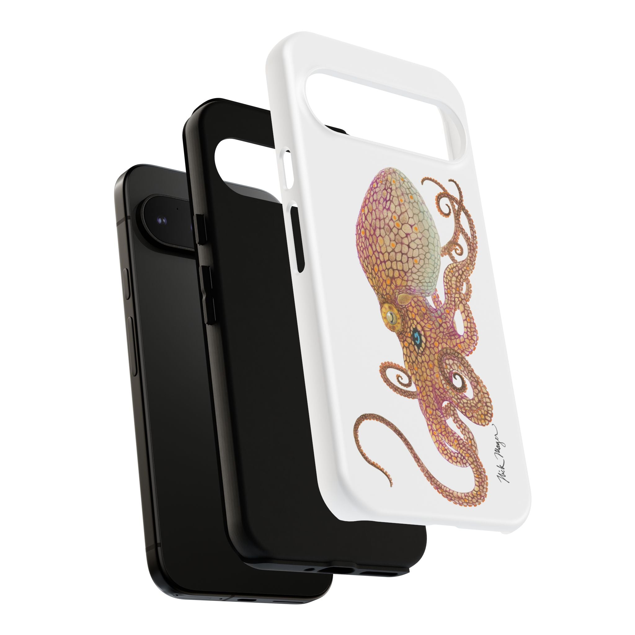Two Spot Octopus White Phone Case (Samsung)