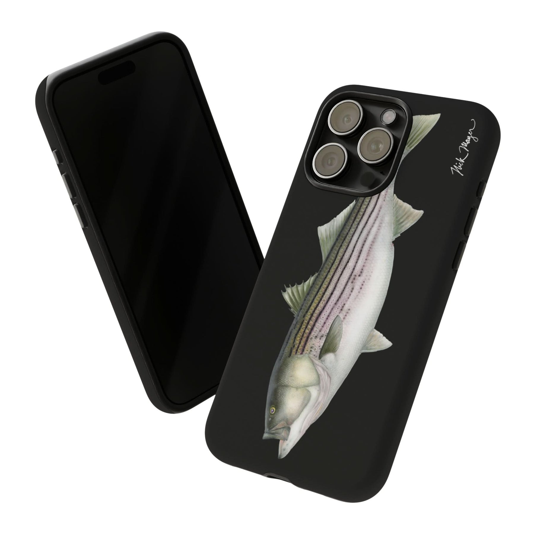 30lb Striper Black iPhone 15 Case