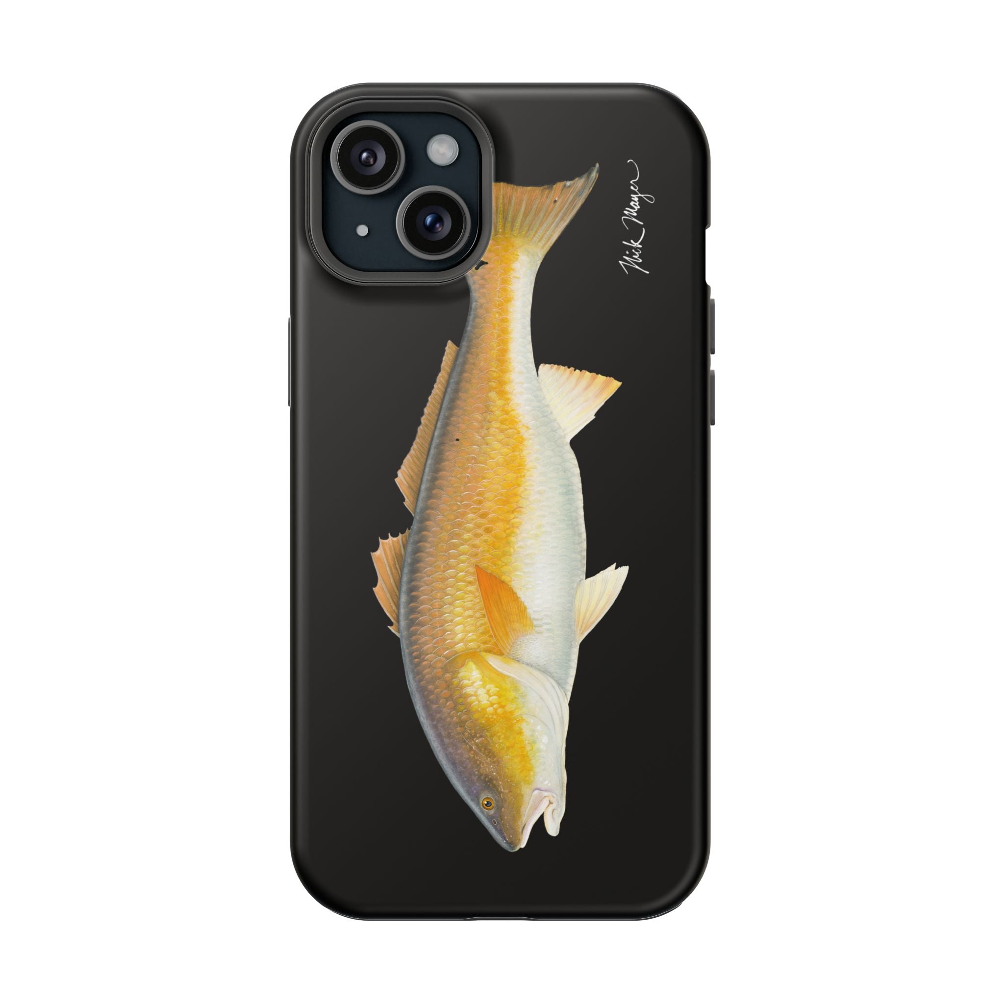 Bull Redfish MagSafe Black iPhone Case