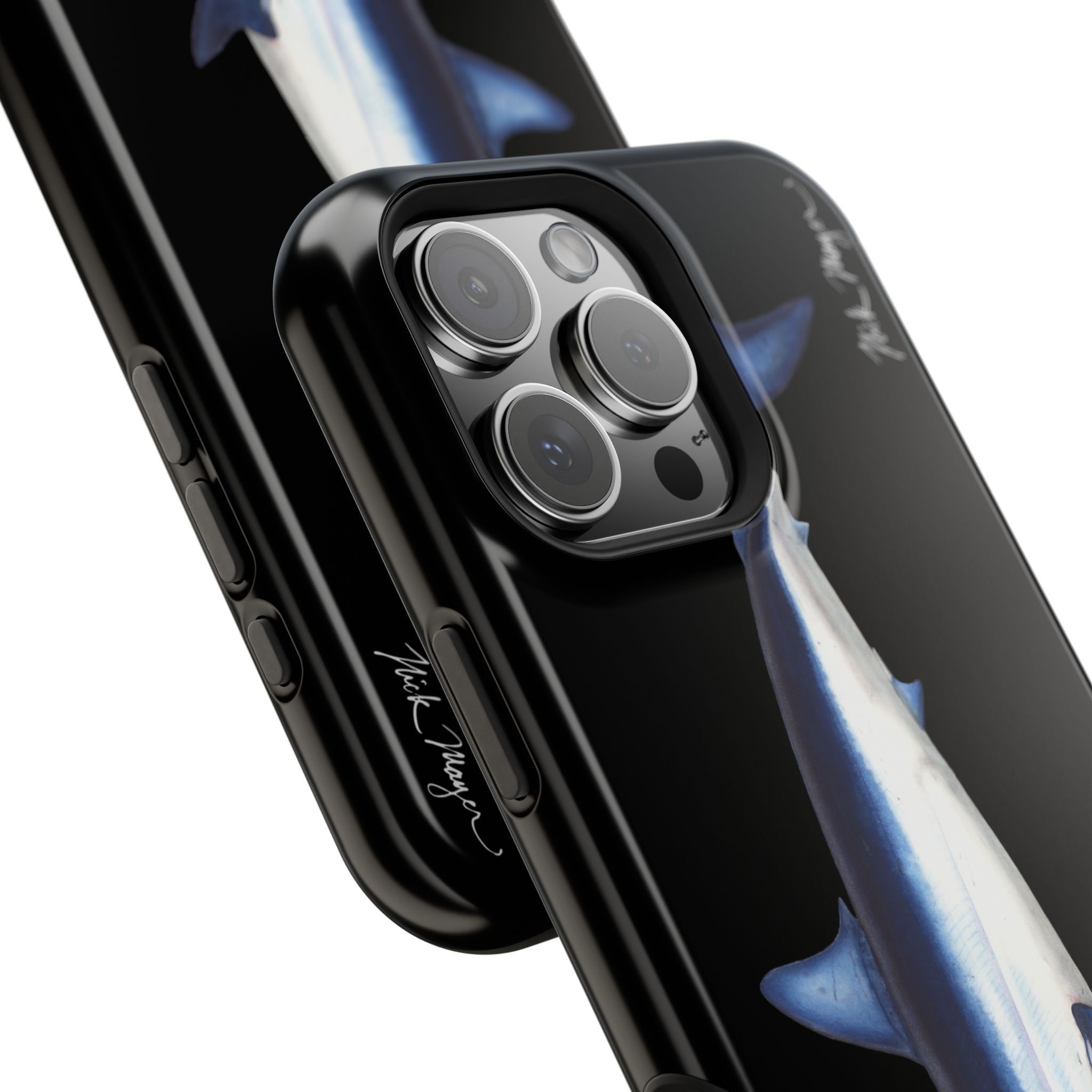 Mako Shark MagSafe Black iPhone Case