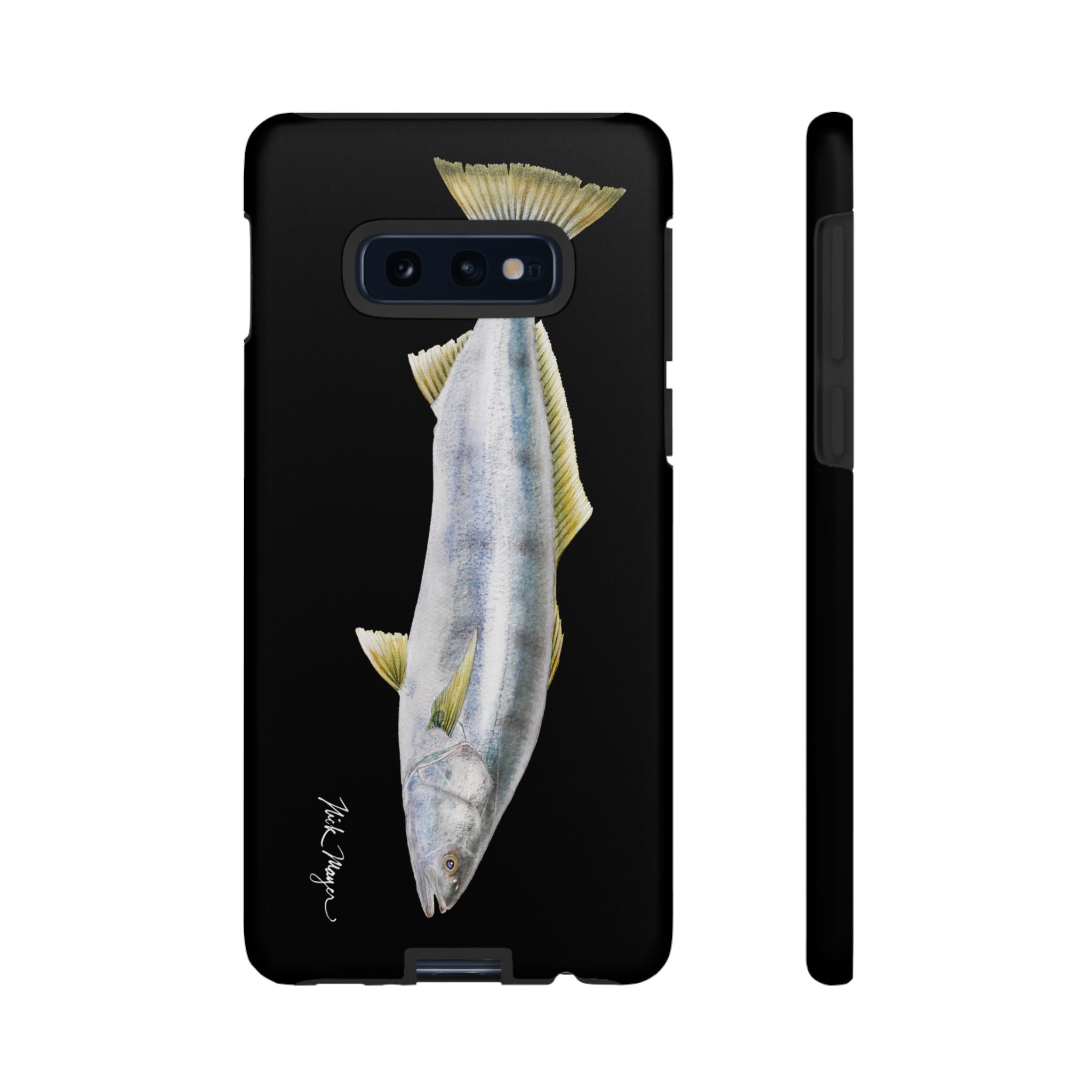 White Sea Bass Phone Case (Samsung) - black