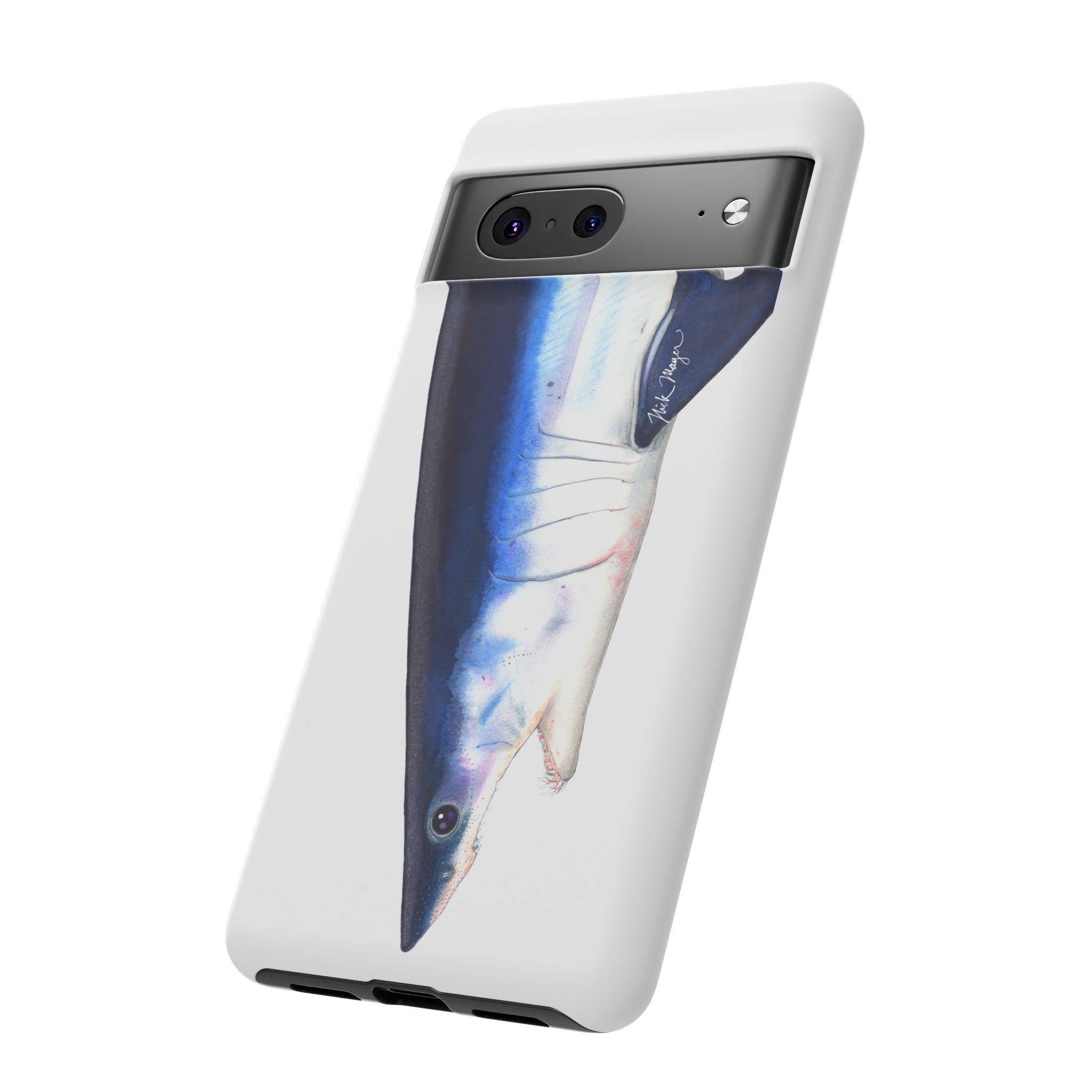 Mako Shark Face White Phone Case (Samsung)