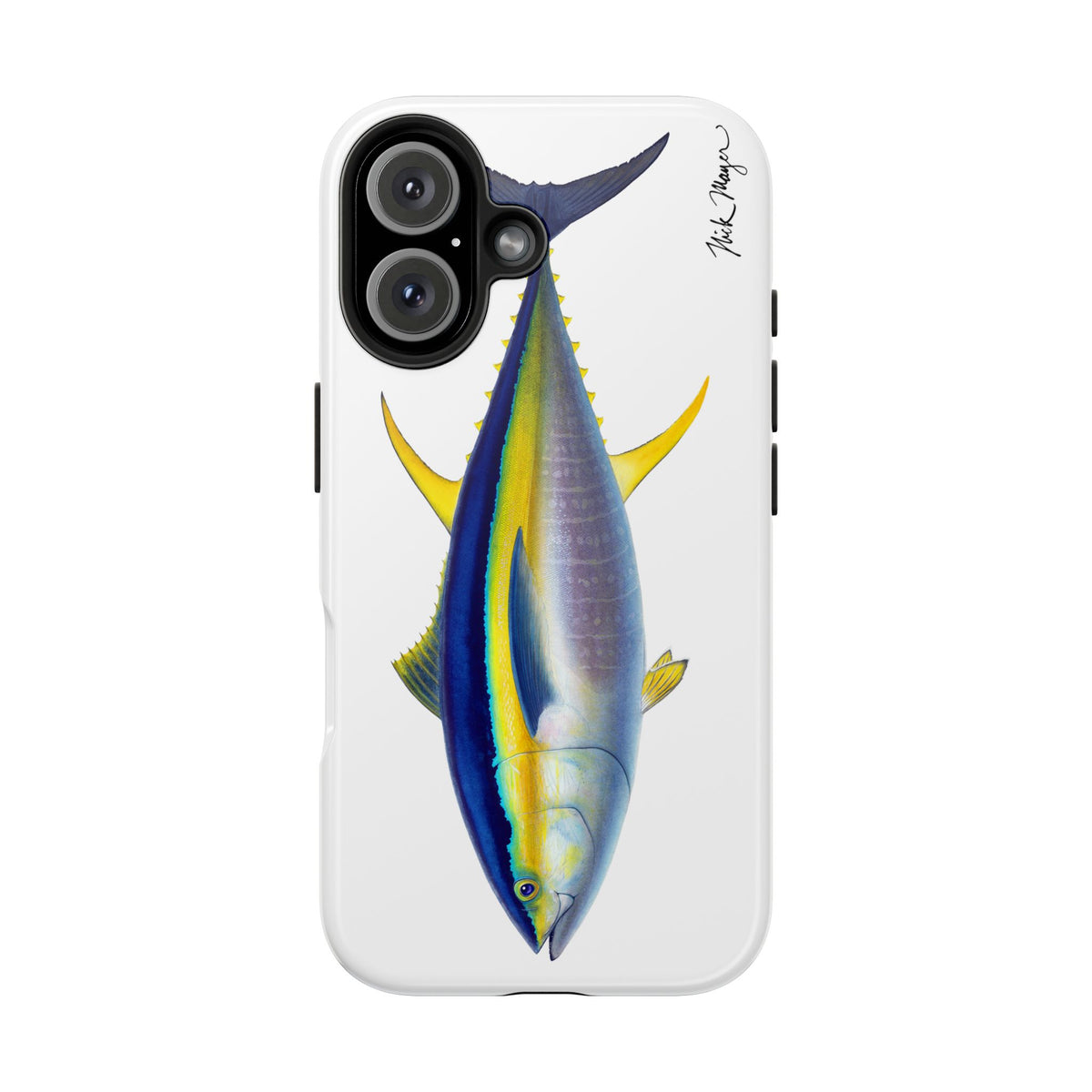 Yellowfin Tuna White Phone Case (iPhone) Printify
