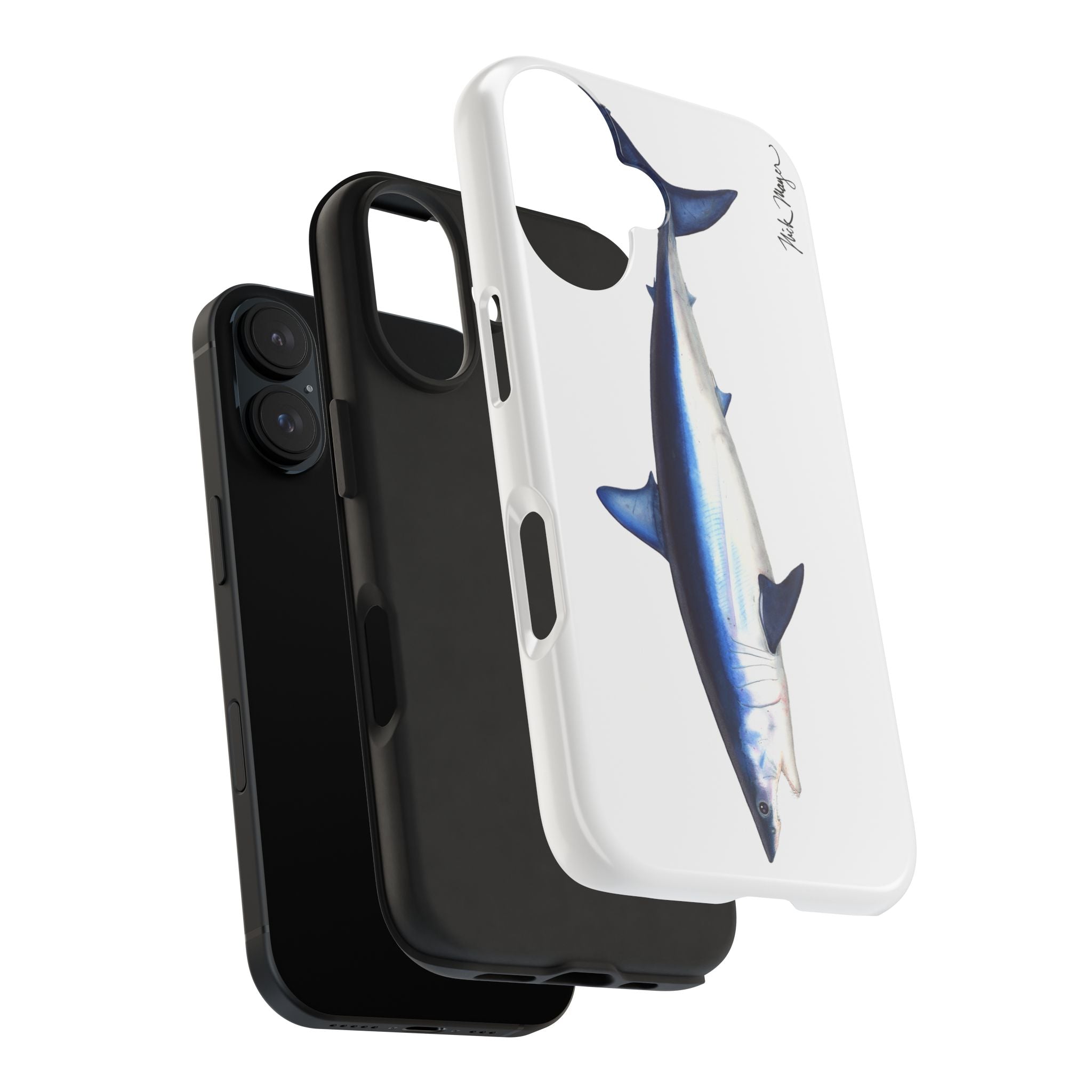 Mako Shark White Phone Case (iPhone)
