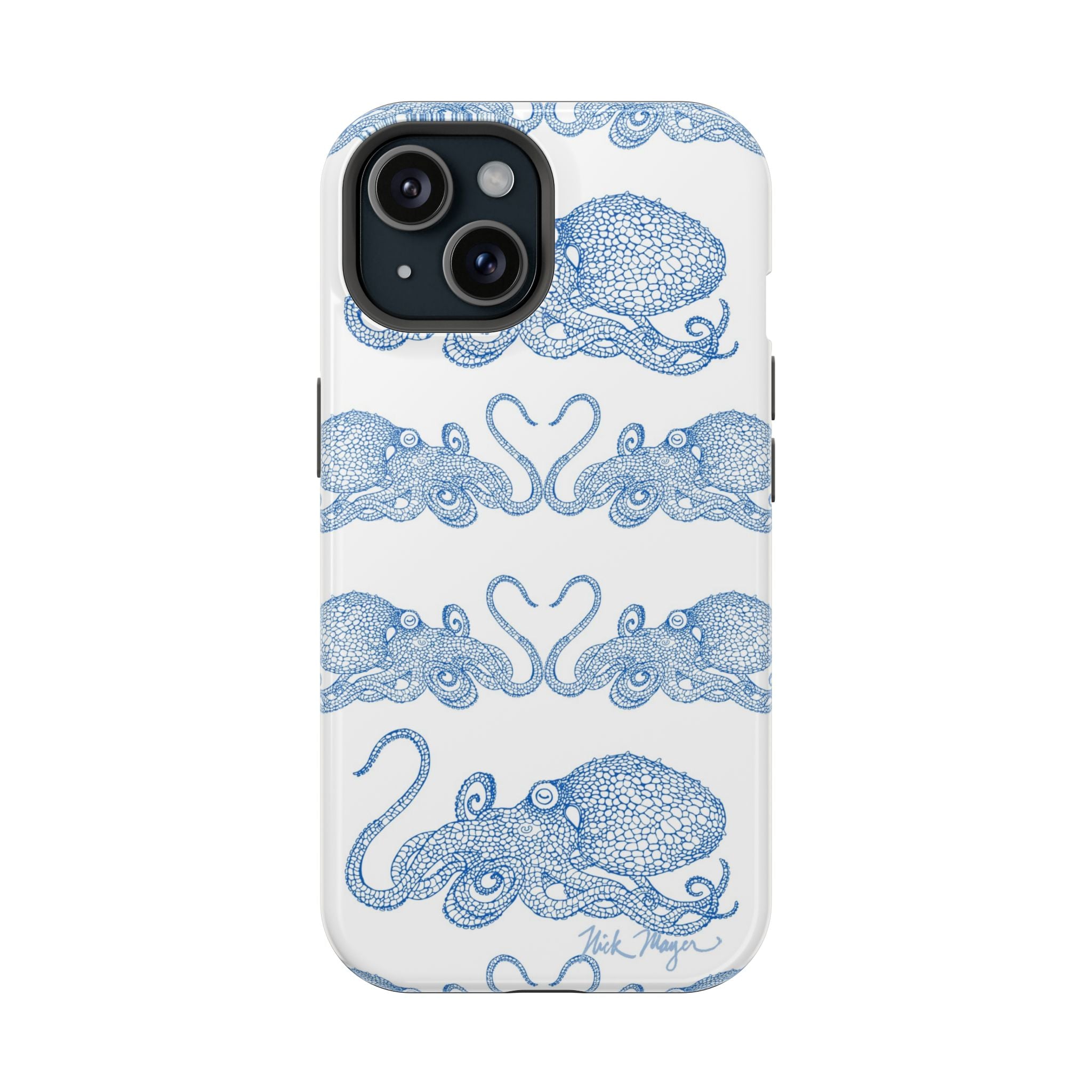 Blue Octopus 1 MagSafe iPhone Case