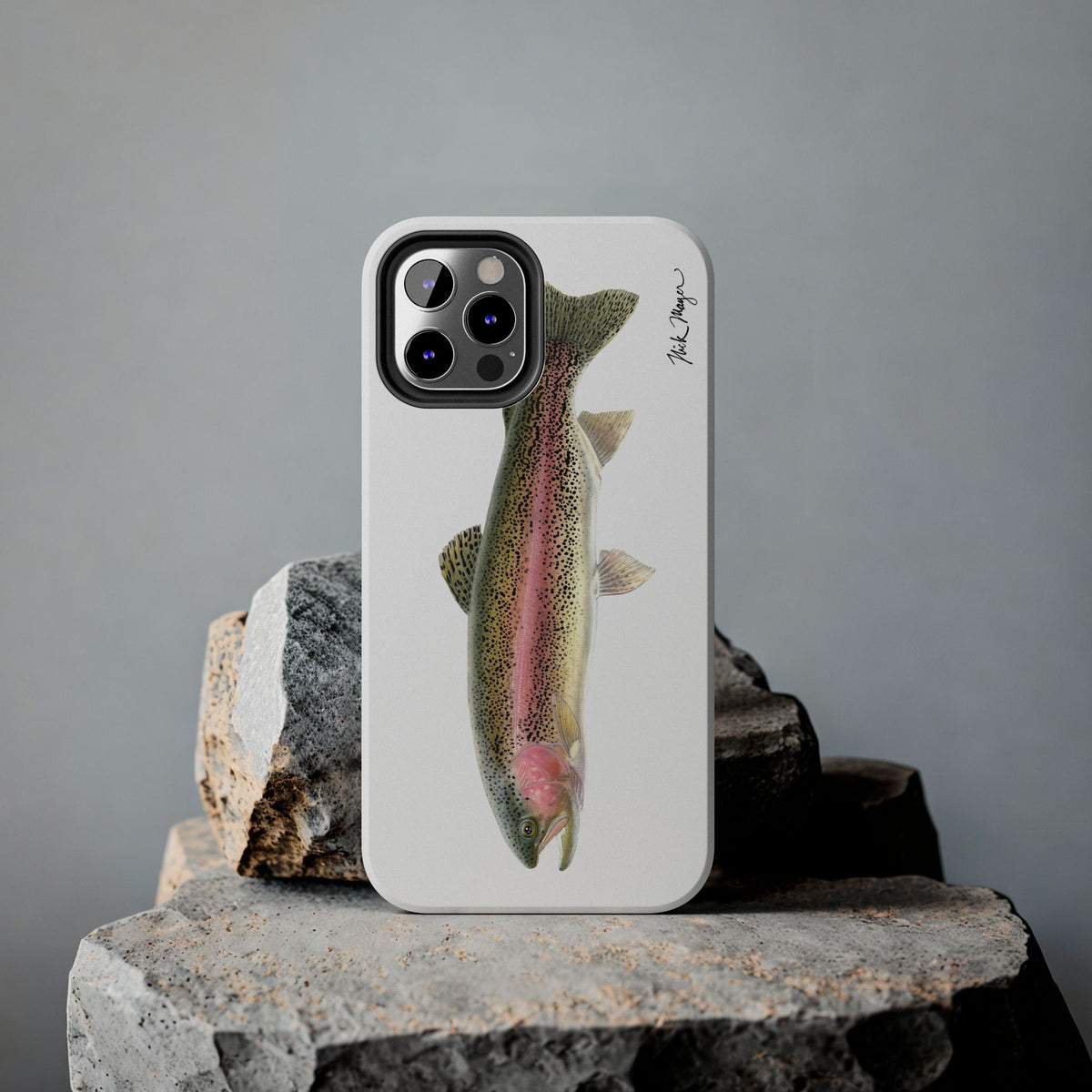 Rainbow Trout White Phone Case (iPhone) Printify