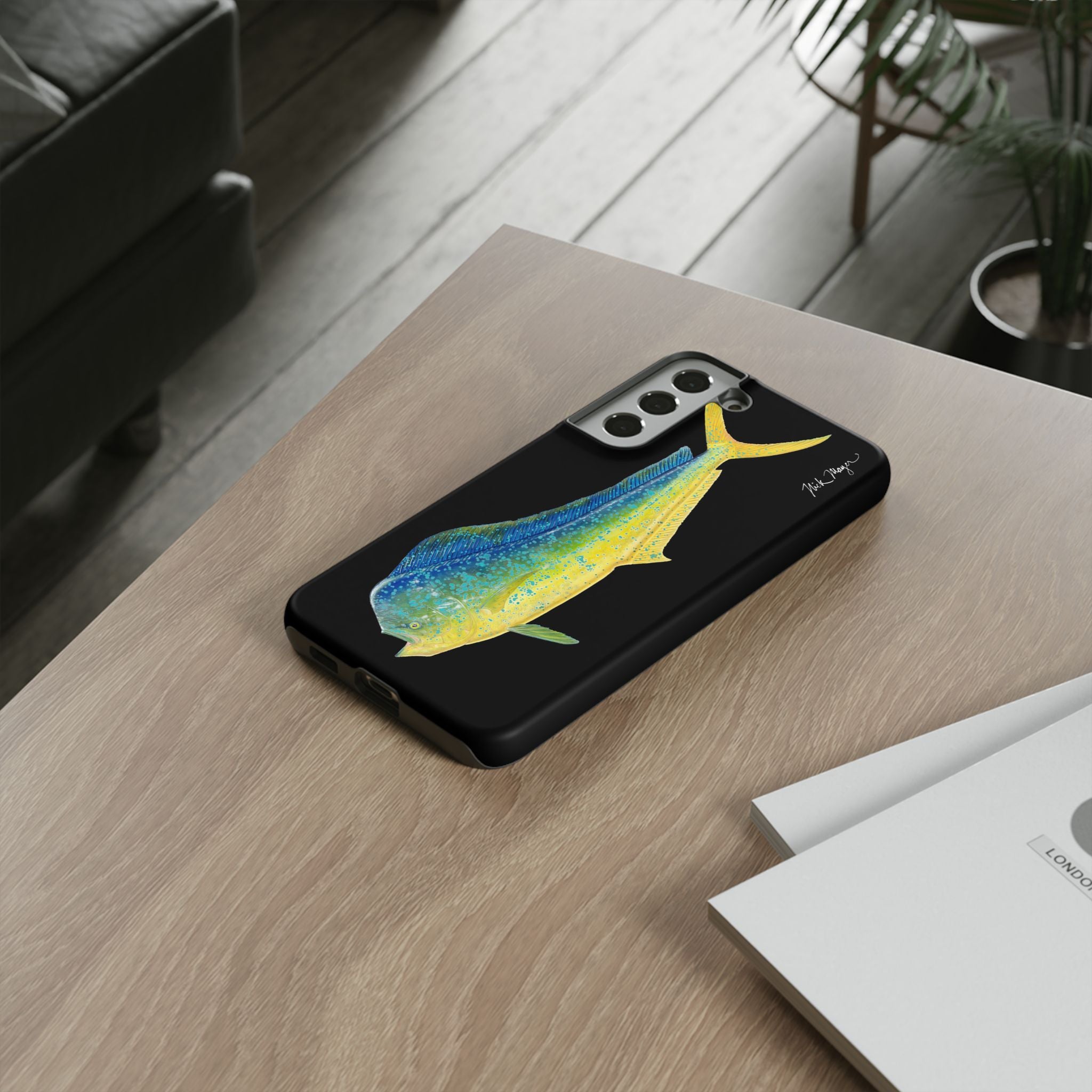 Bull Mahi Black Phone Case (Samsung)