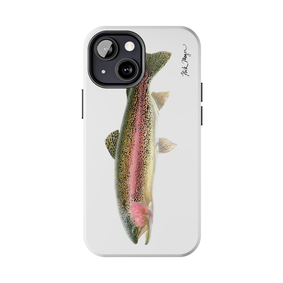Rainbow Trout White Phone Case (iPhone) Printify