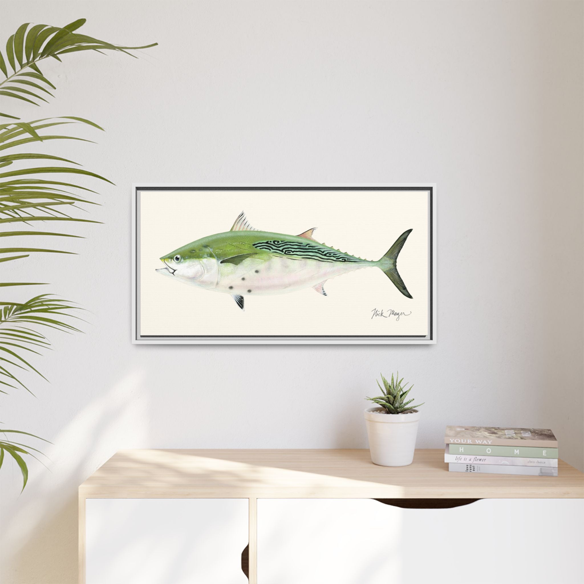 Albie Framed Canvas Print