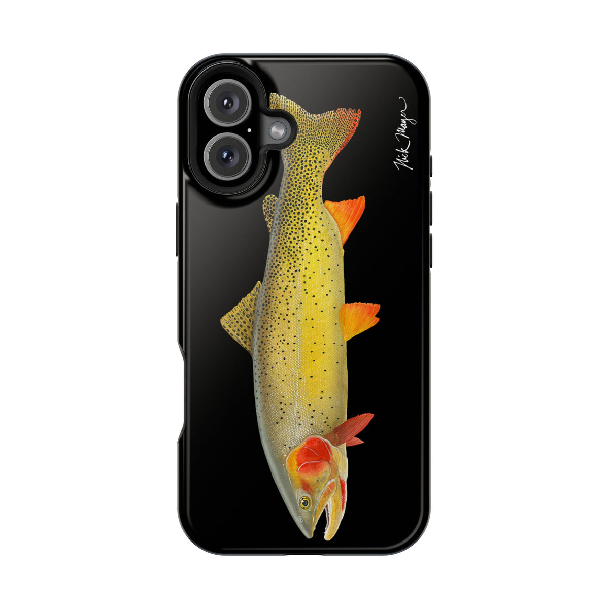 Cutthroat Trout 1 Black MagSafe iPhone Case Printify