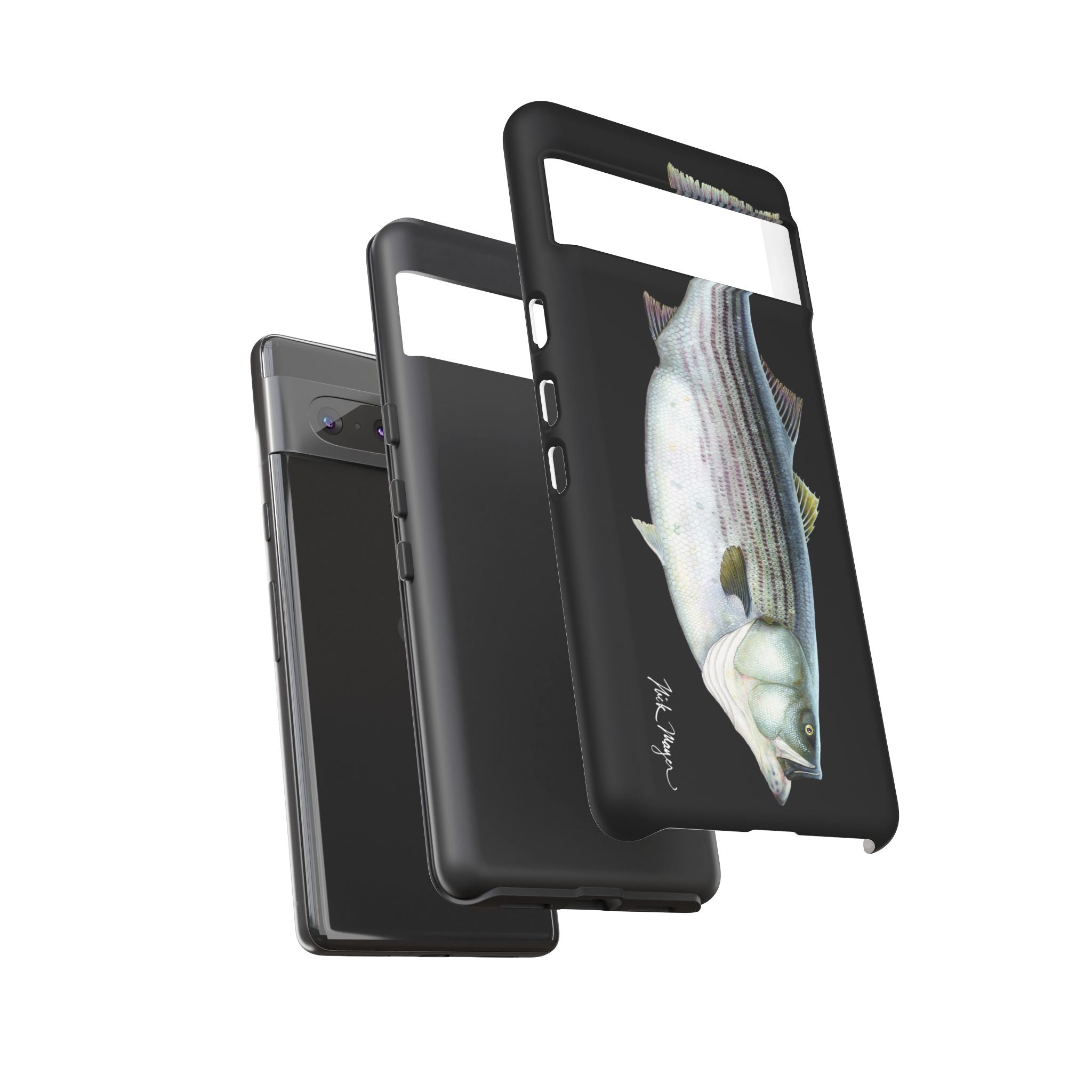 Cow Striper Phone Case (Samsung) - black