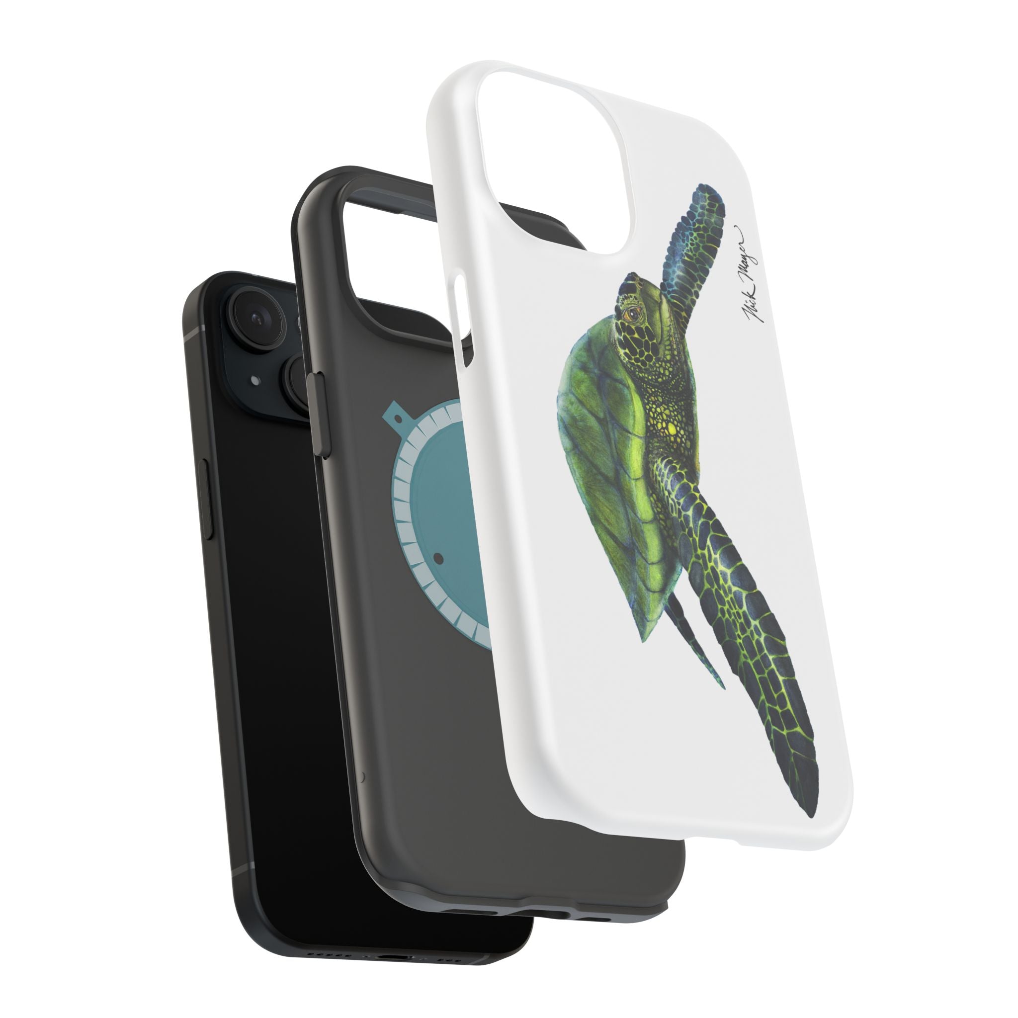 Green Sea Turtle MagSafe iPhone Case