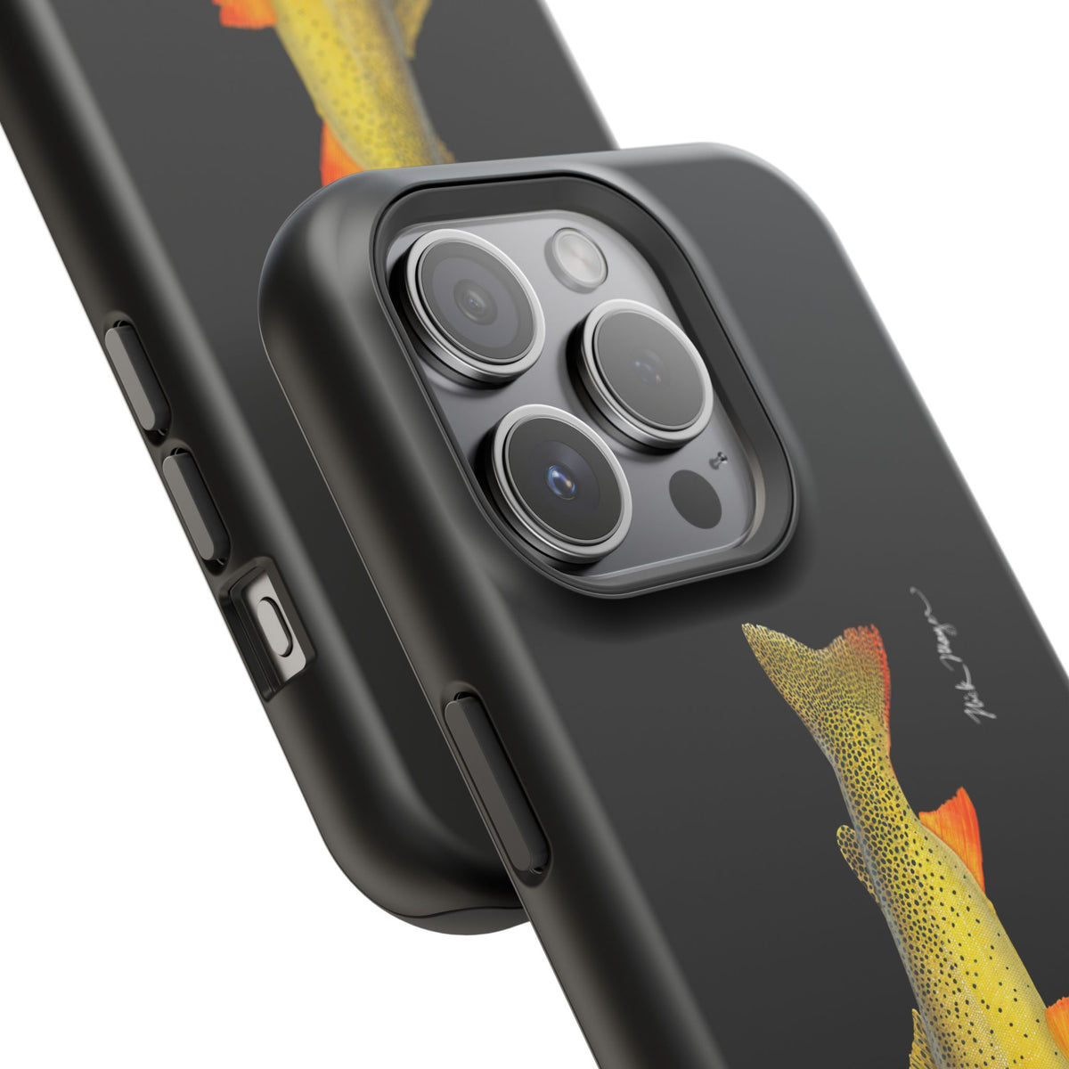 Cutthroat Trout 1 Black MagSafe iPhone Case Printify