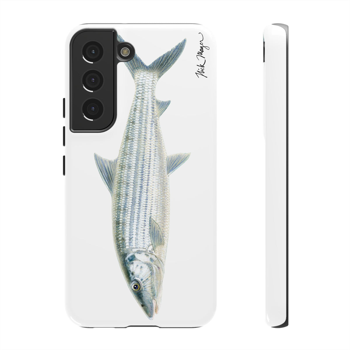Bonefish White Phone Case (Samsung) Printify