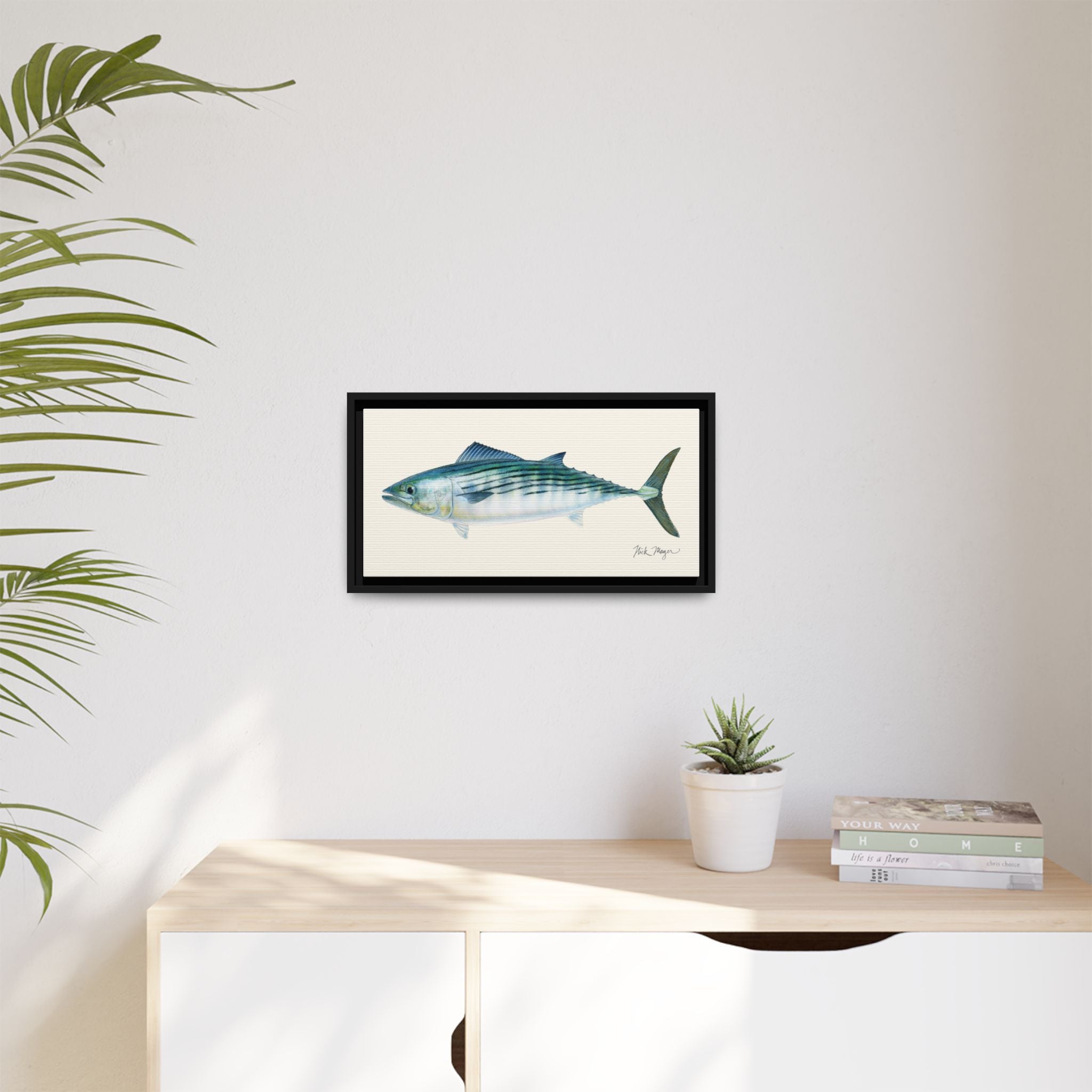 Bonito Framed Canvas Print Printify