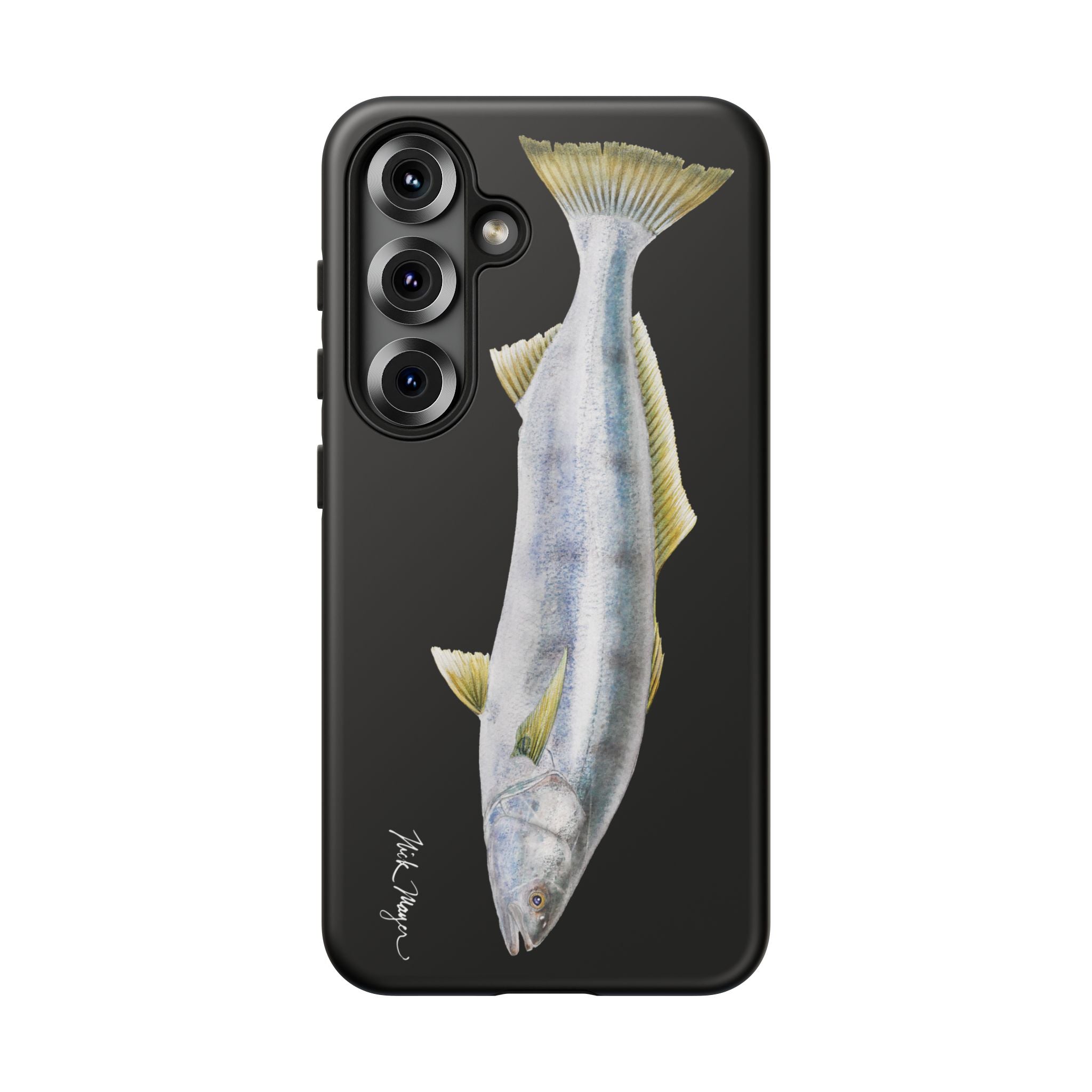 White Sea Bass Phone Case (Samsung) - black