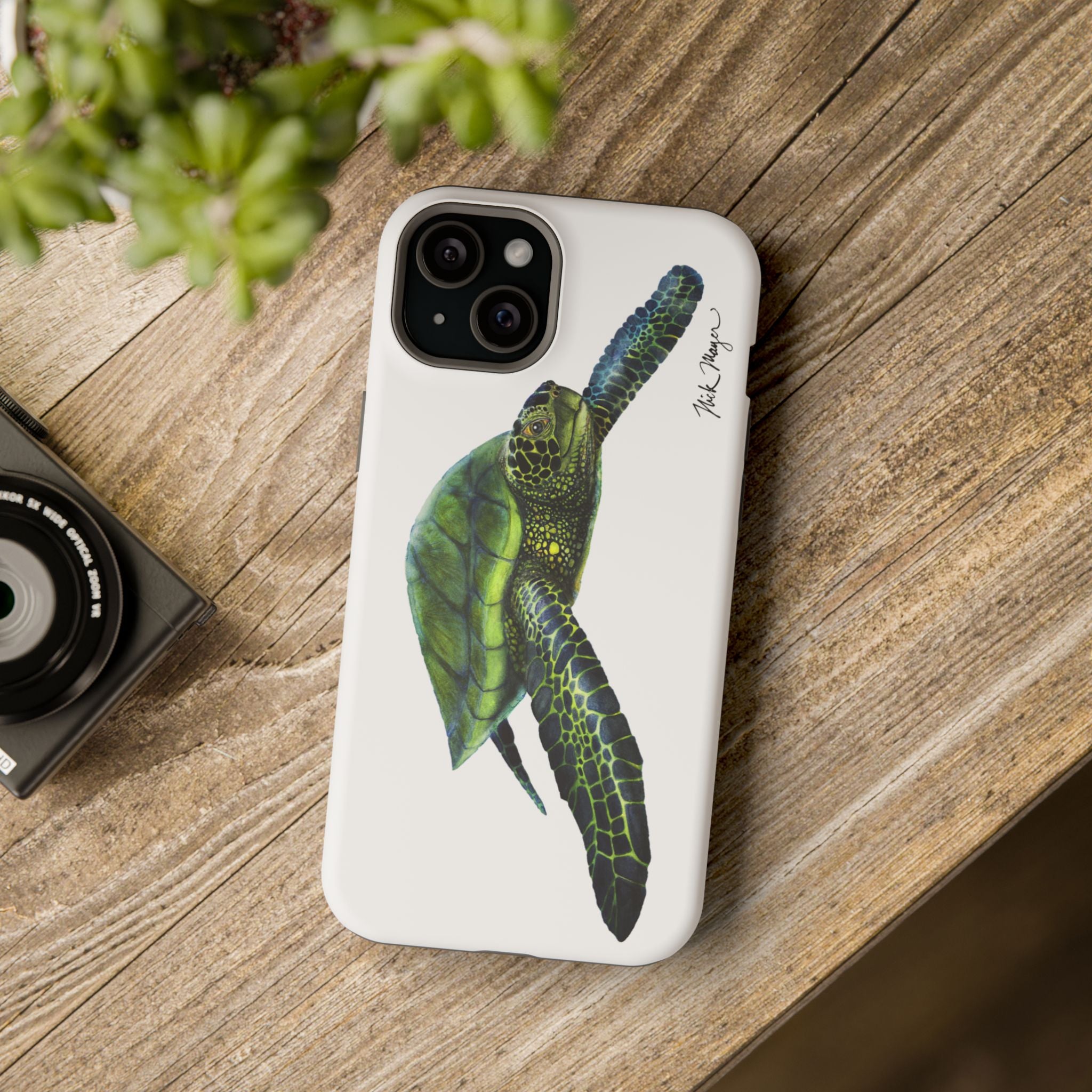 Green Sea Turtle MagSafe iPhone Case