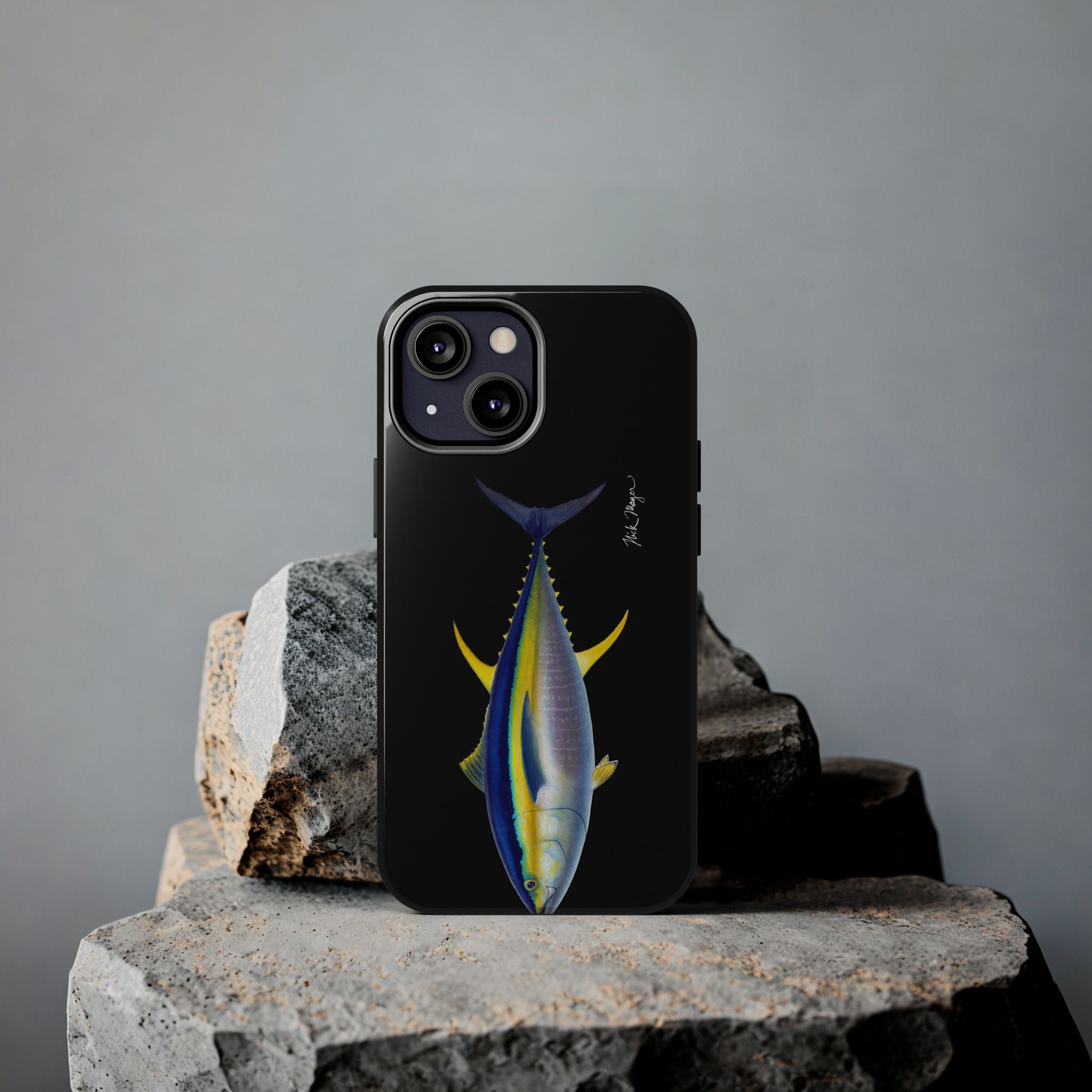 Yellowfin Tuna Black Phone Case (iPhone)