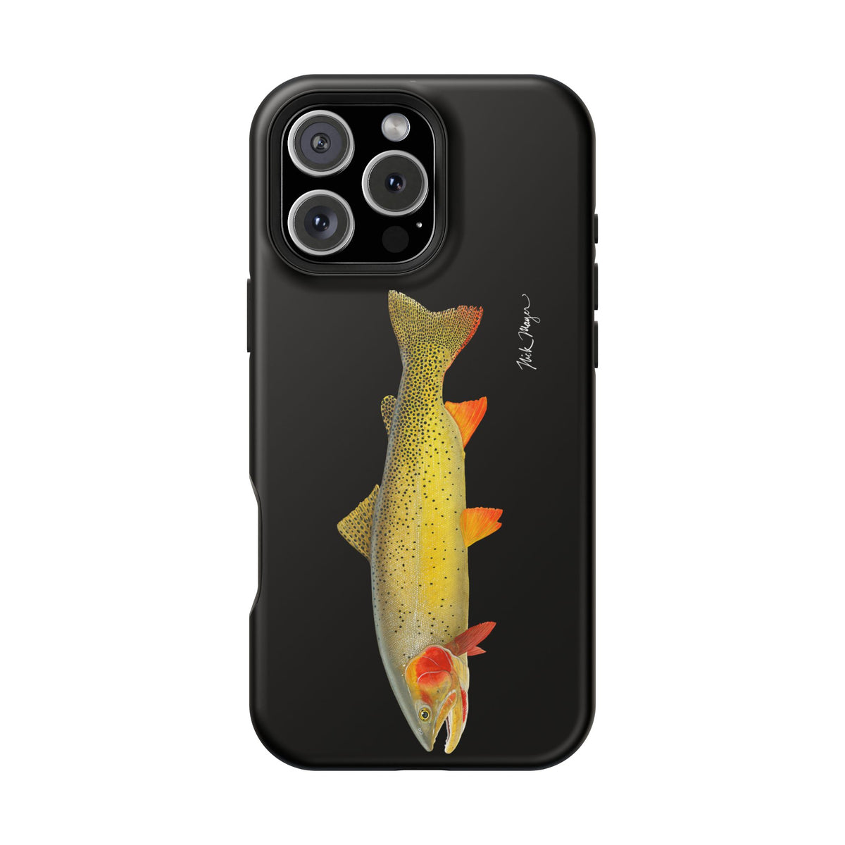 Cutthroat Trout 1 Black MagSafe iPhone Case Printify