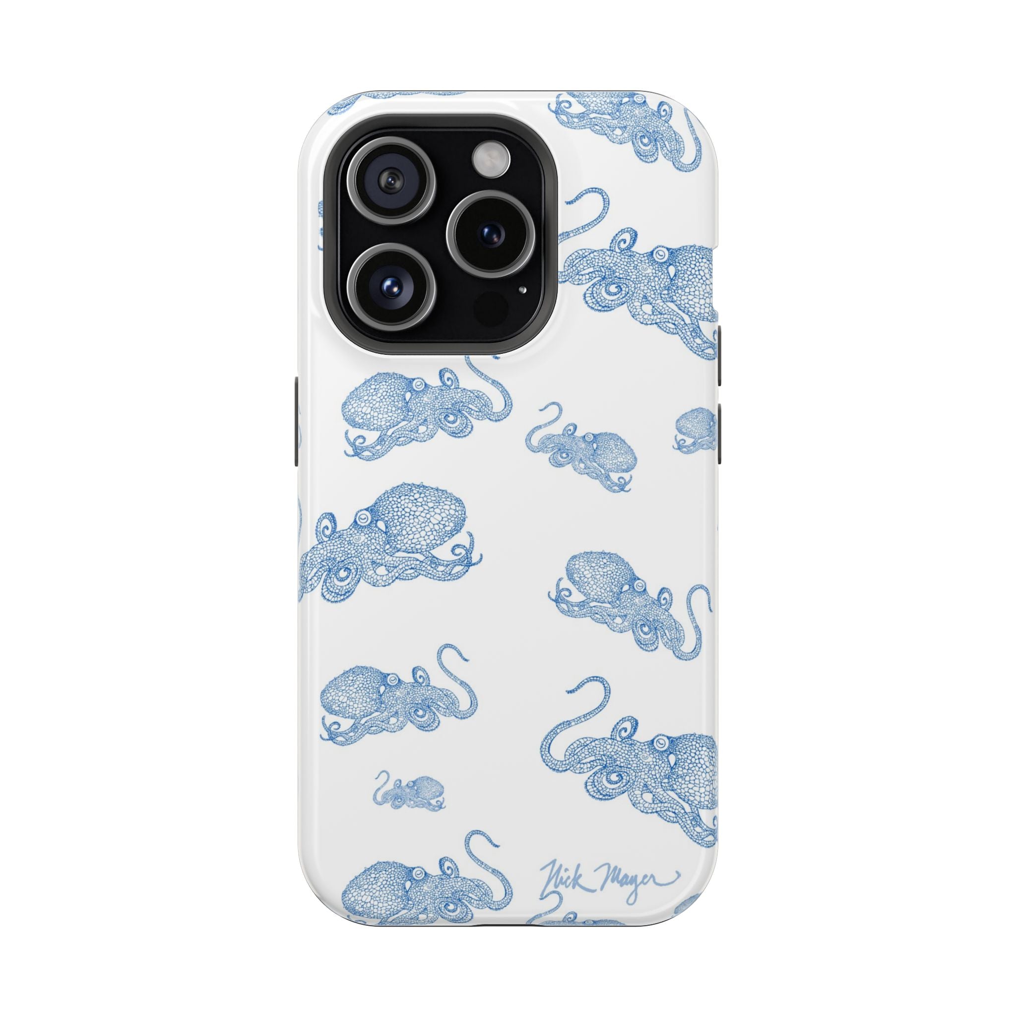 Blue Octopus 2 MagSafe iPhone Case