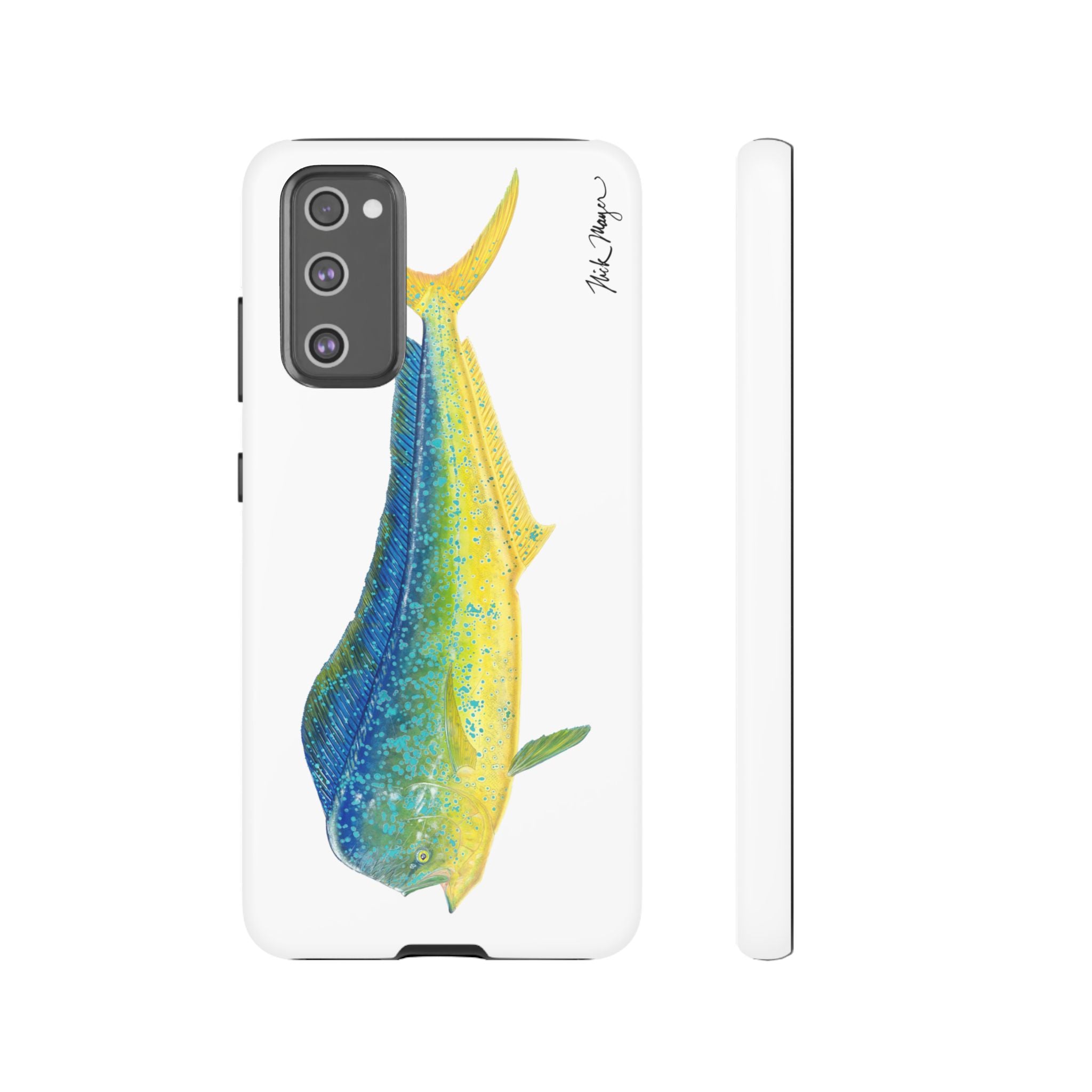Bull Mahi White Phone Case (Samsung)