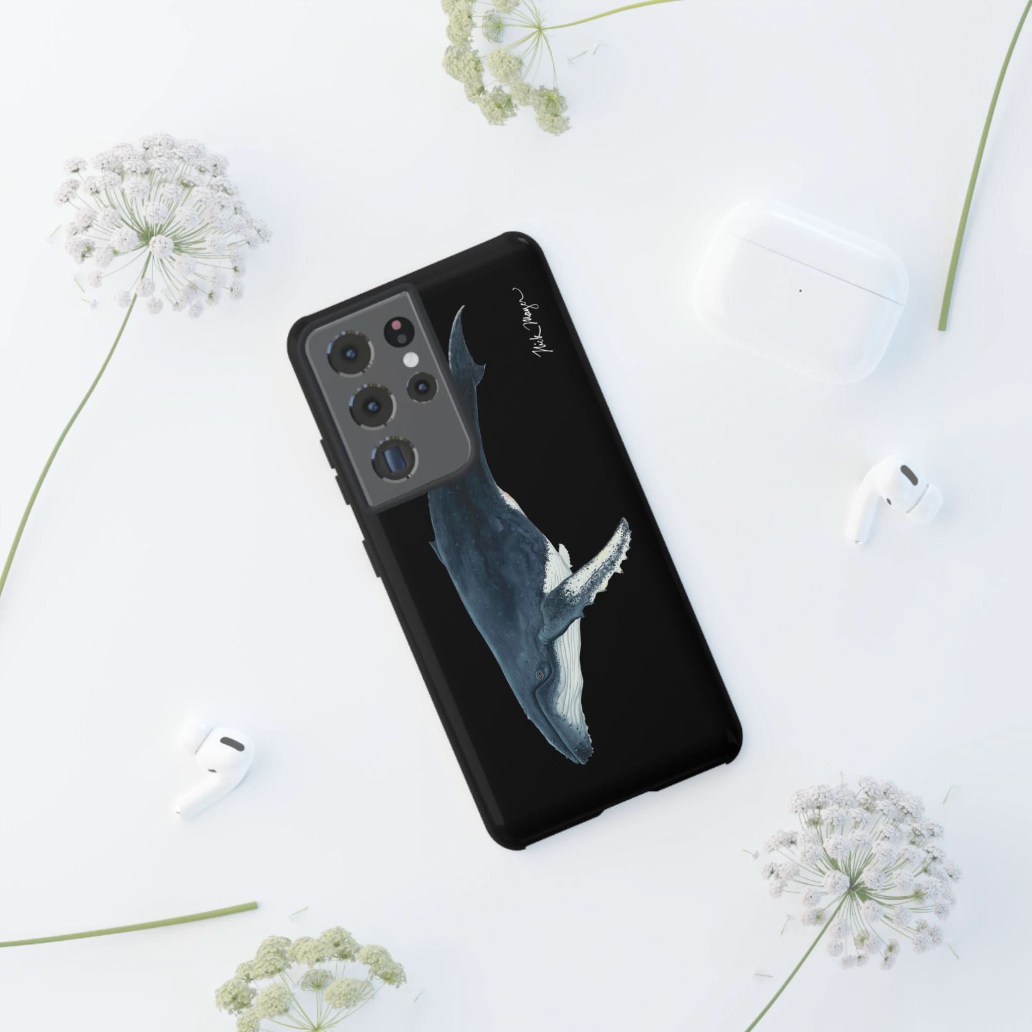 Humpback Black Phone Case (iPhone 16 & Samsung)