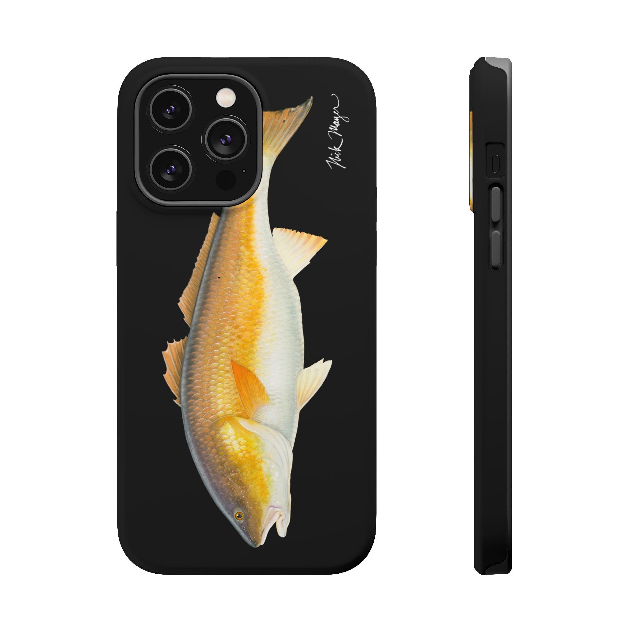 Bull Redfish MagSafe Black iPhone Case