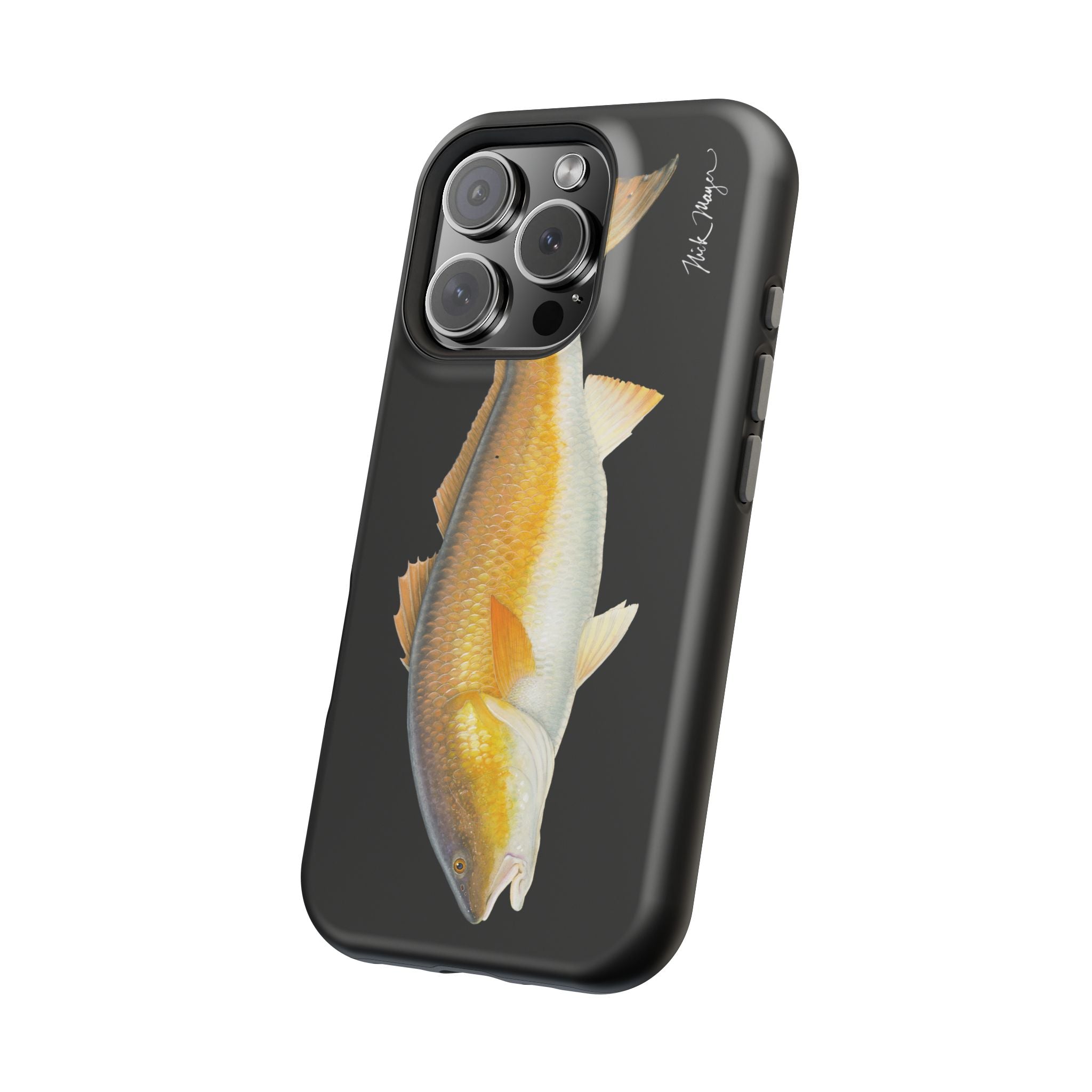 Bull Redfish MagSafe Black iPhone Case