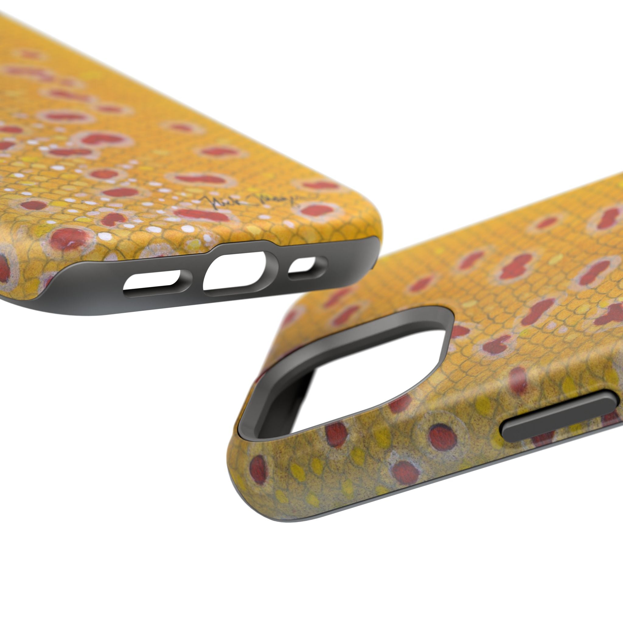 Brown Trout 3 Skin MagSafe iPhone Case