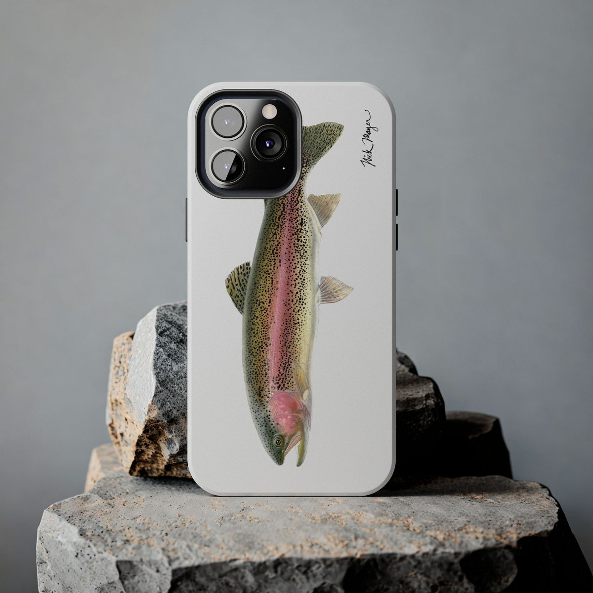 Rainbow Trout White Phone Case (iPhone) Printify