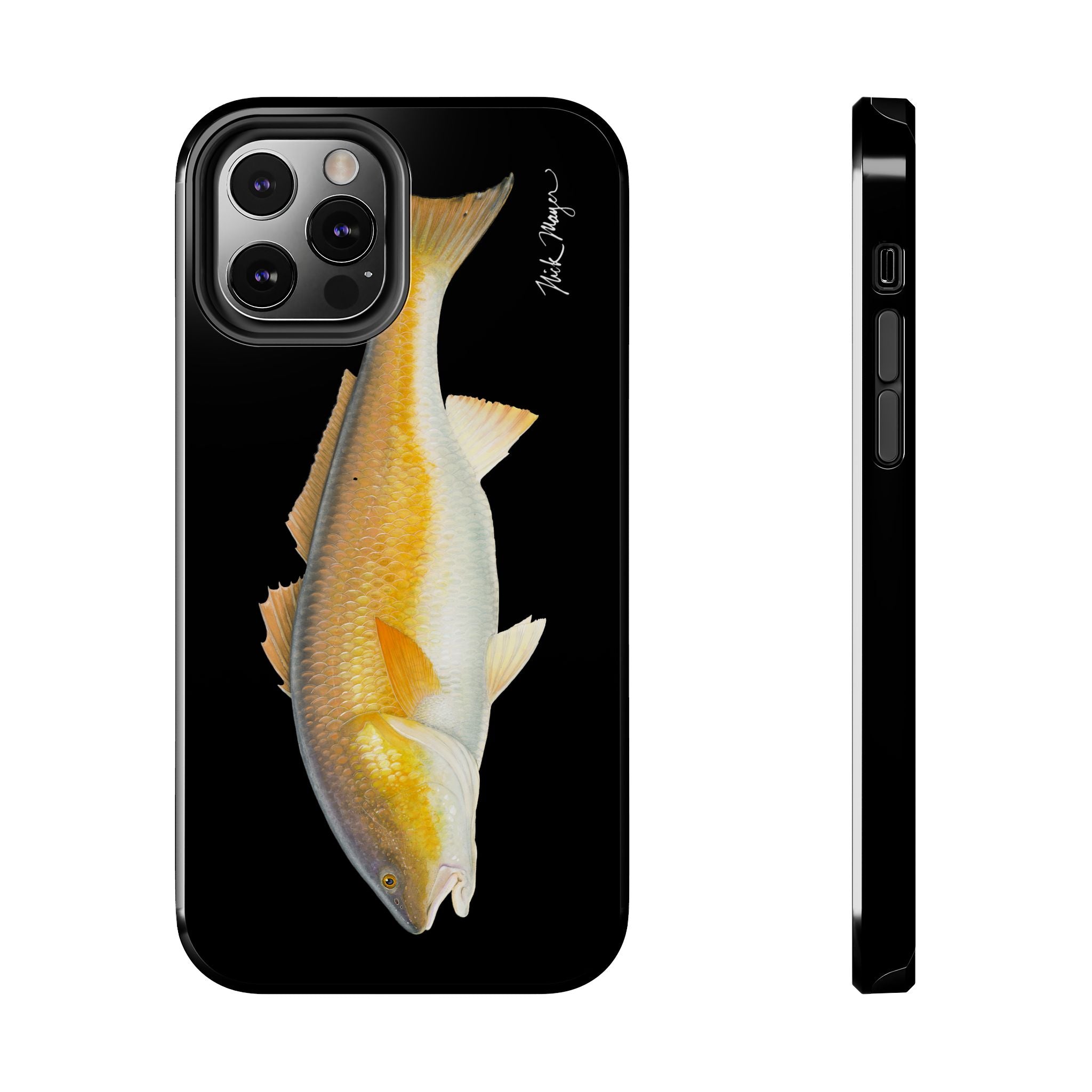 Bull Redfish Black Phone Case (iPhone)