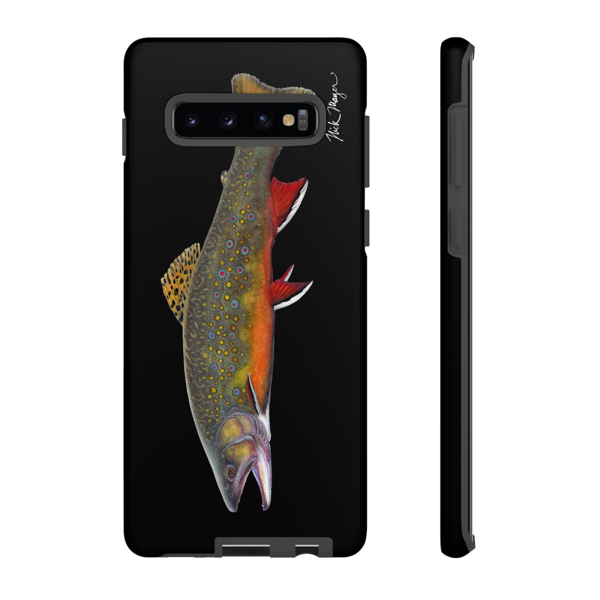 Brook Trout Black Phone Cases (Samsung)