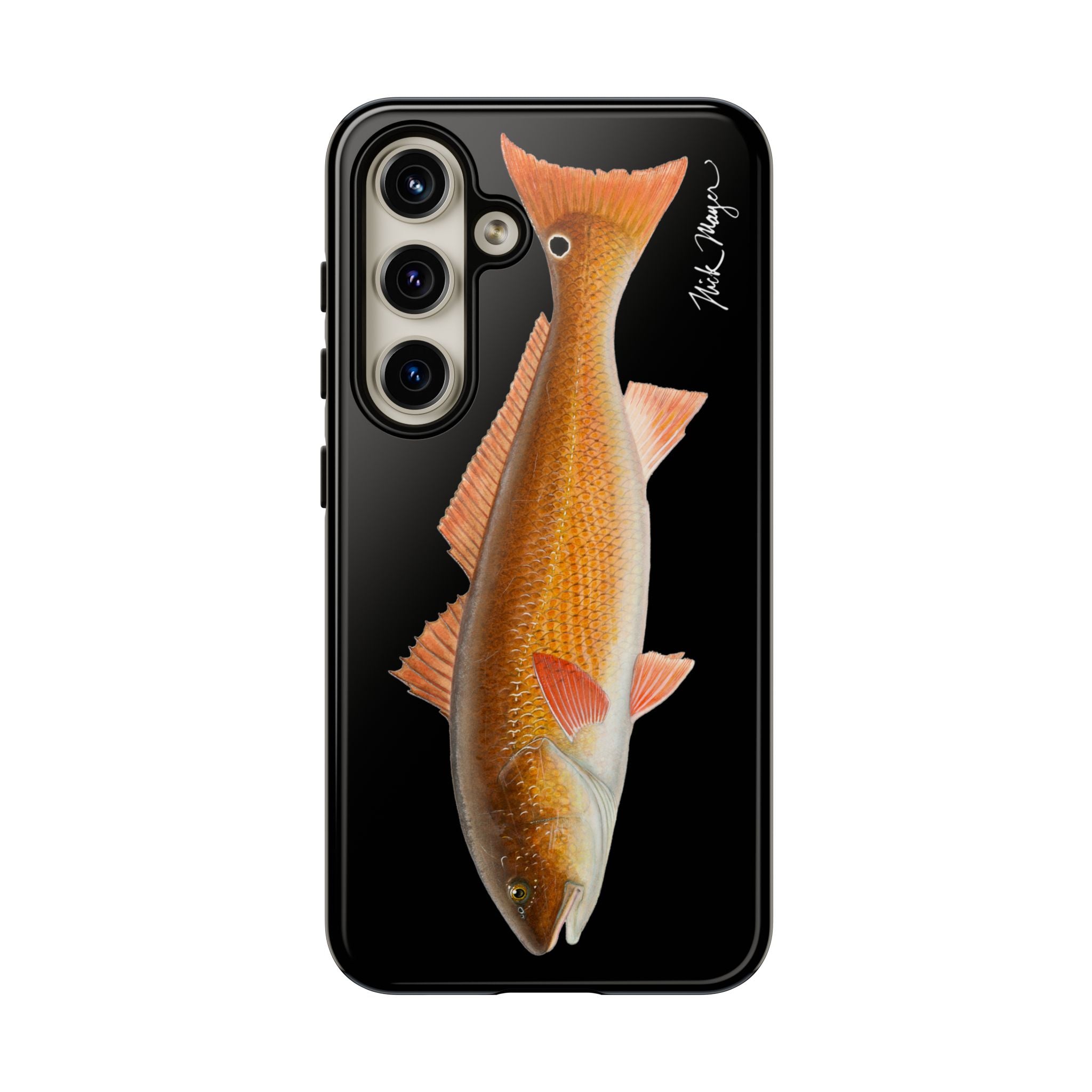 Redfish Black Phone Case (Samsung) Printify