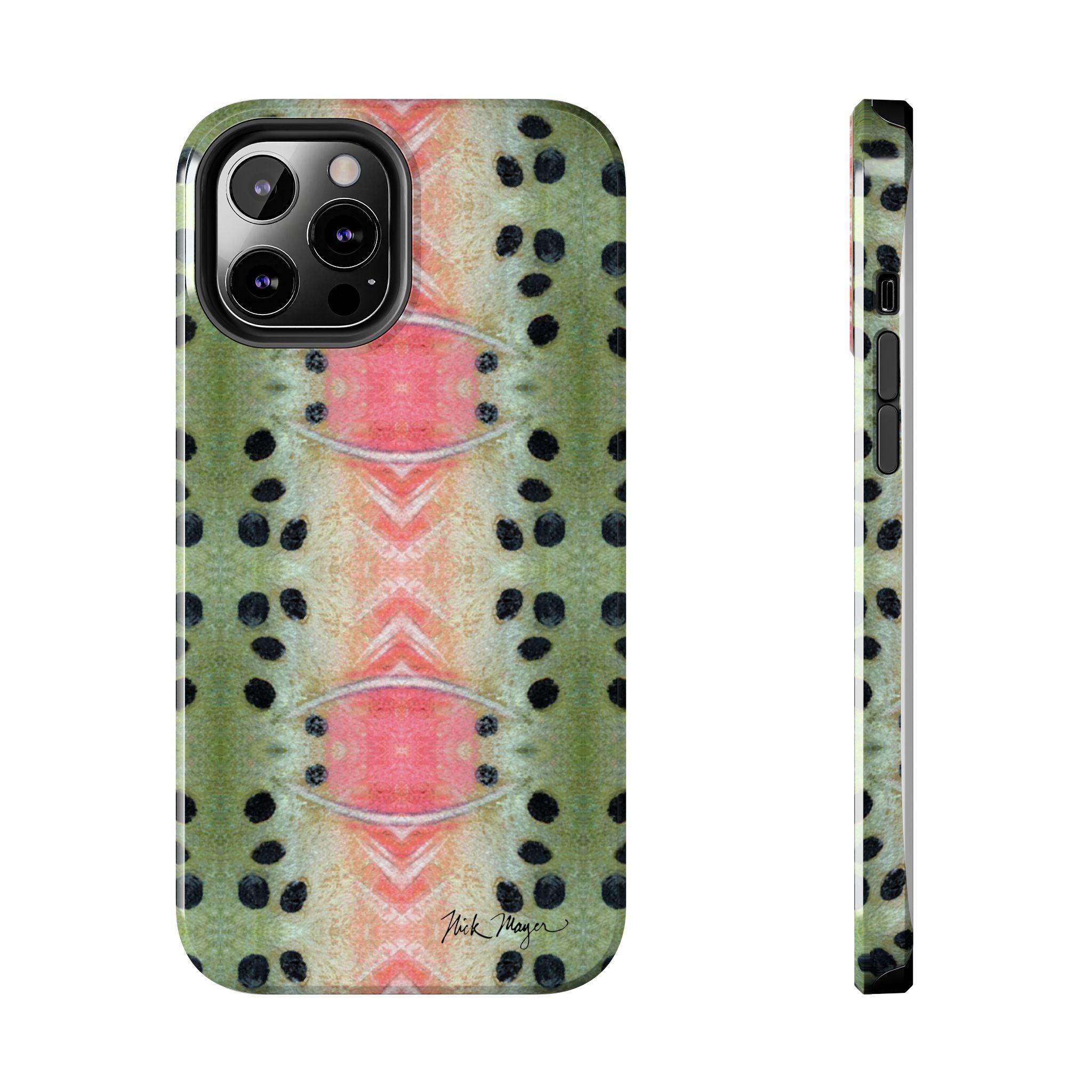 Rainbow Trout Pattern Phone Case (iPhone)
