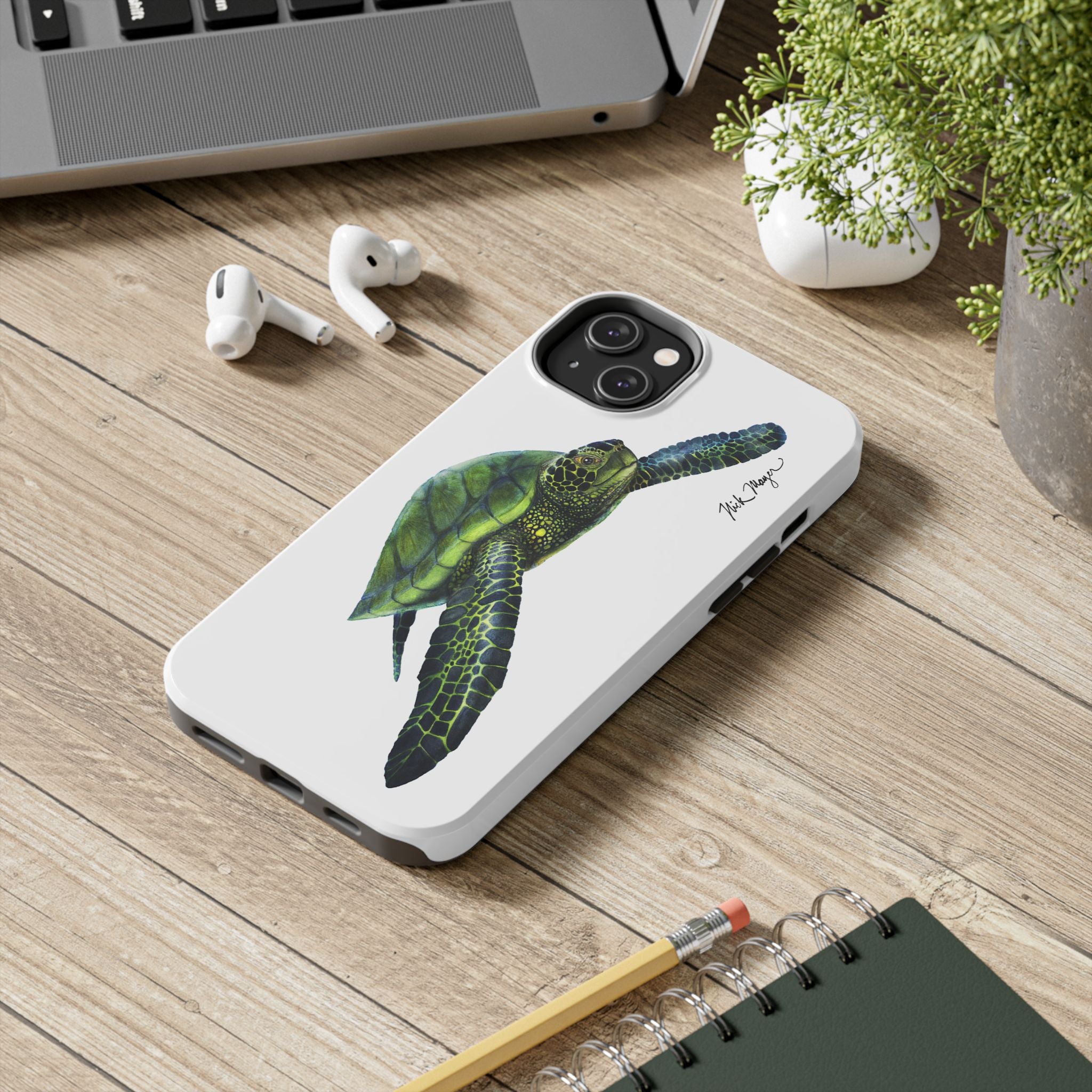 Green Sea Turtle Phone Case (iPhone)