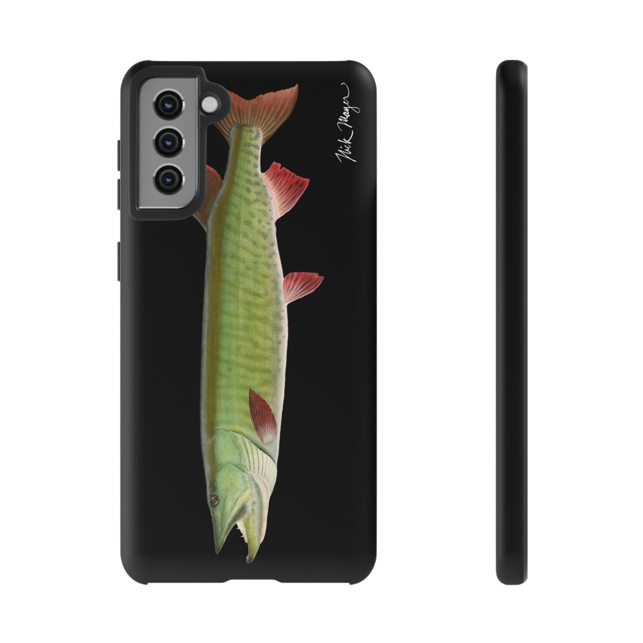 Trophy Muskie Black Phone Case (Samsung)