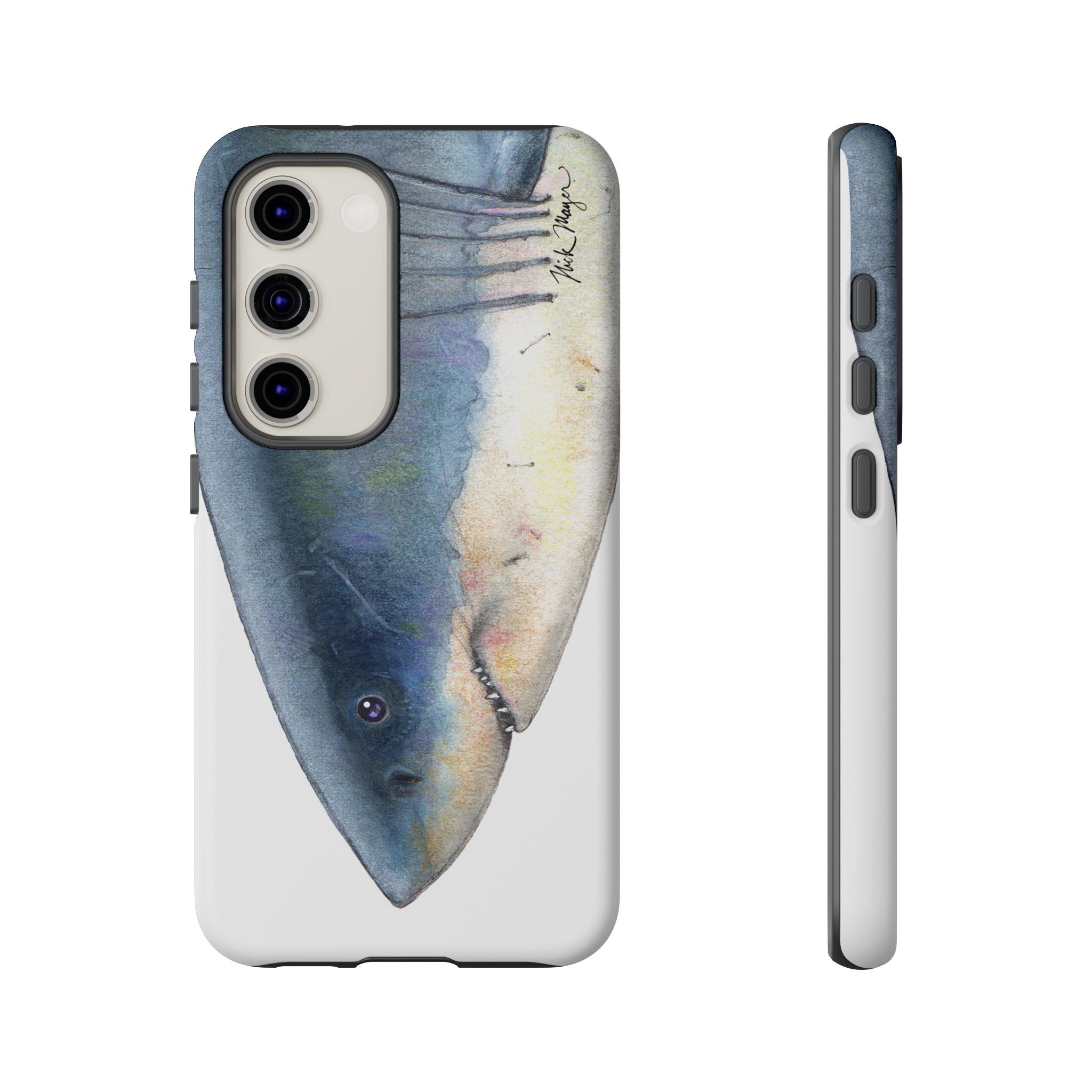 Great White Shark Face Phone Case (Samsung) Printify