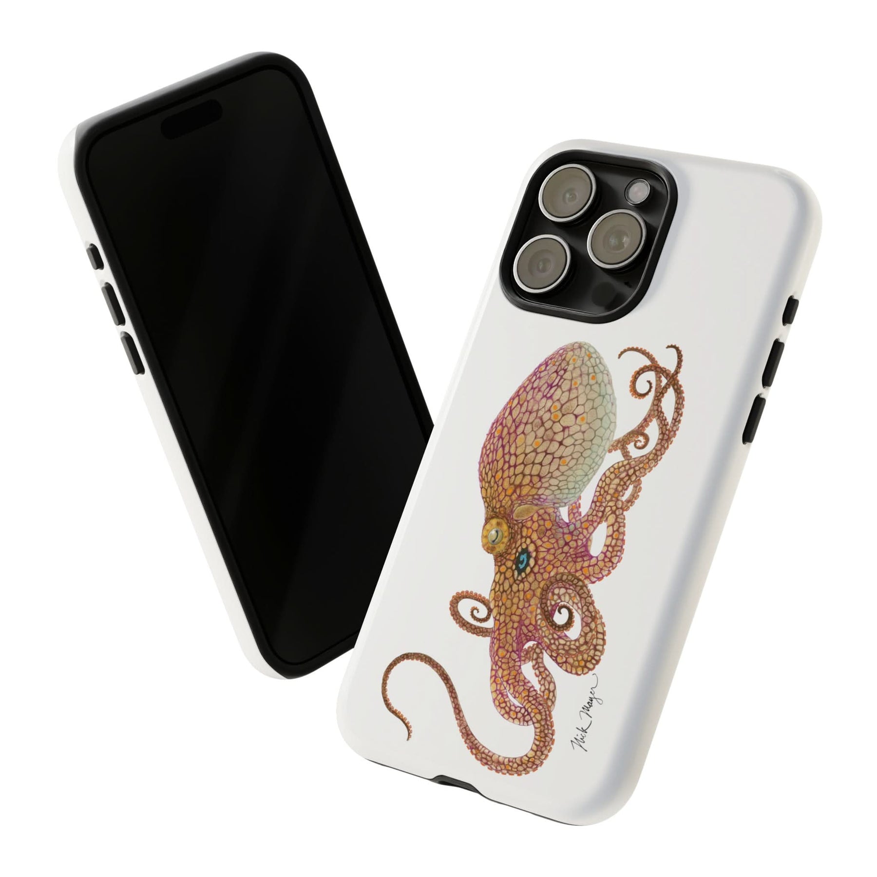 Two Spot Octopus iPhone 15 Case