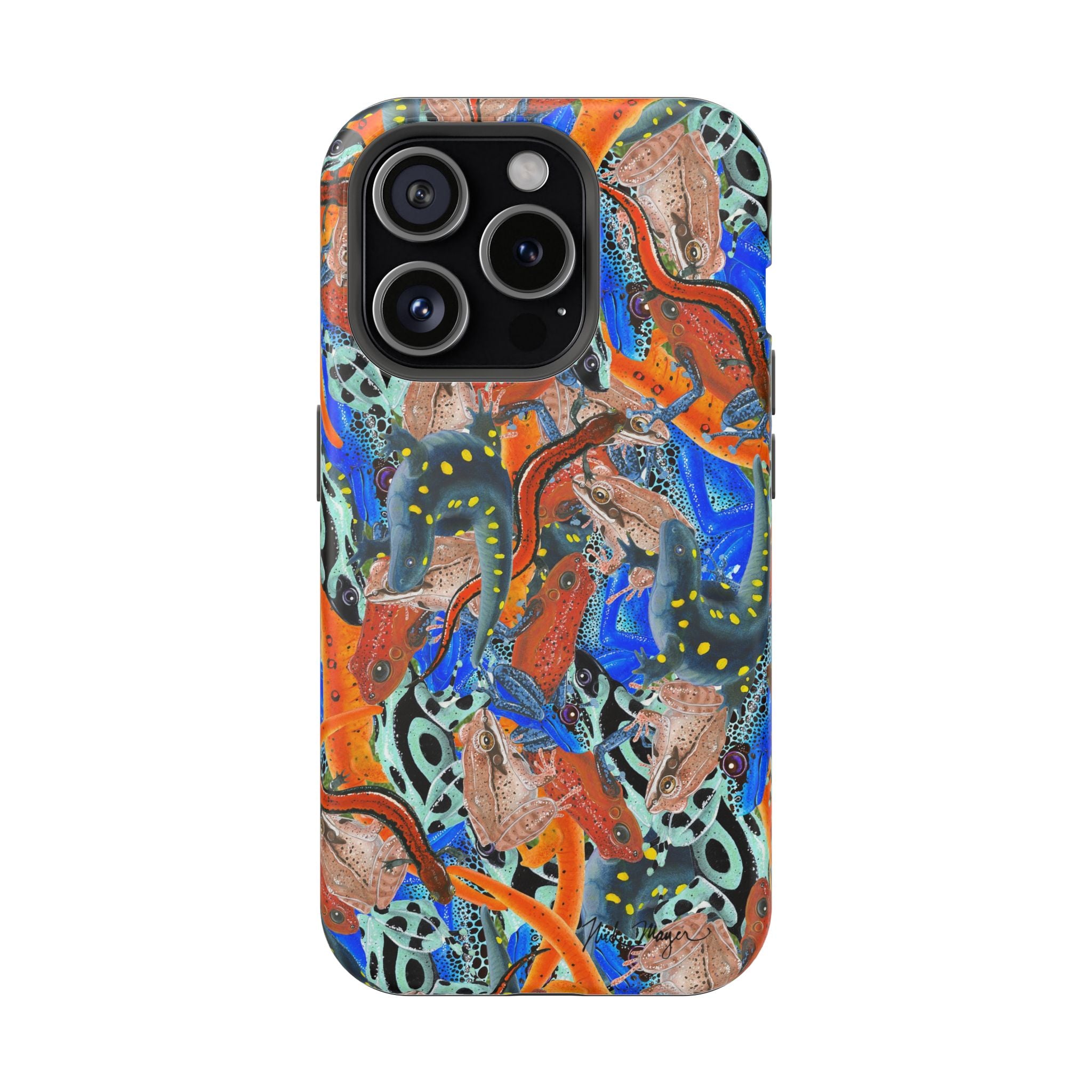 Frogs and Salamanders MagSafe iPhone Case