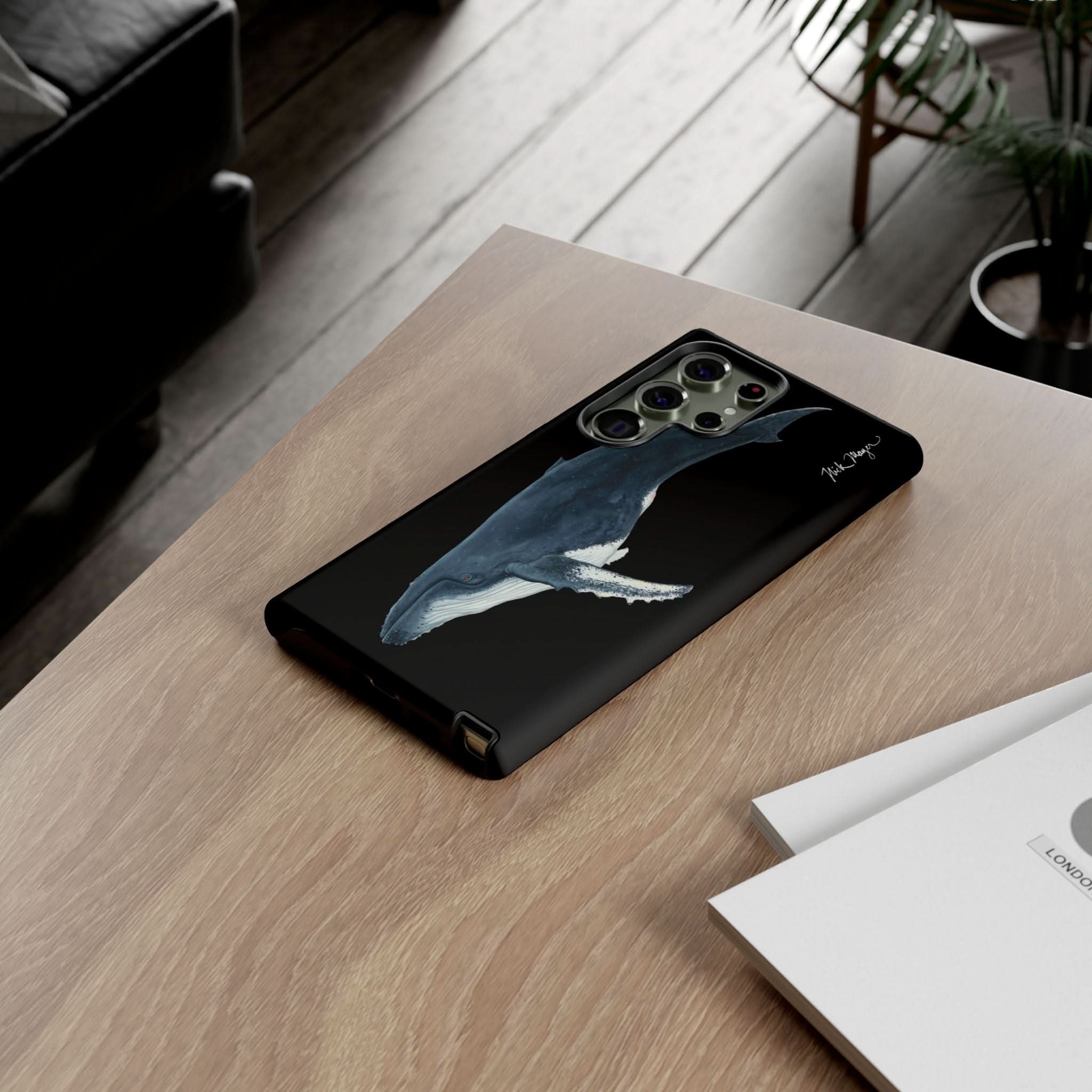 Humpback Black Phone Case (iPhone 16 & Samsung)