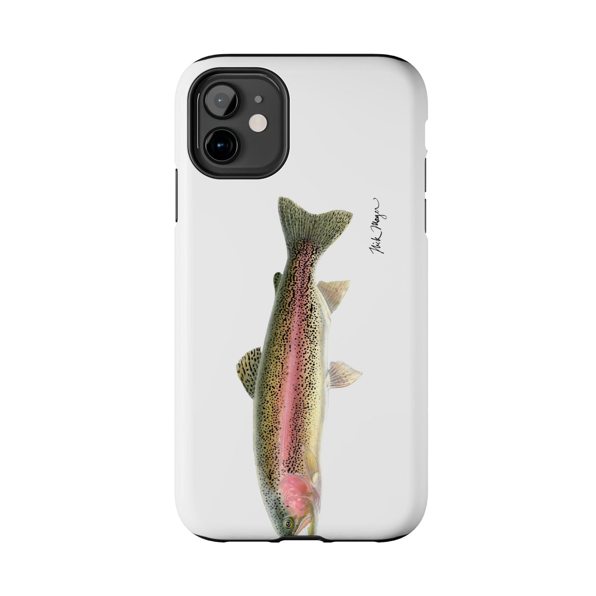 Rainbow Trout White Phone Case (iPhone) Printify