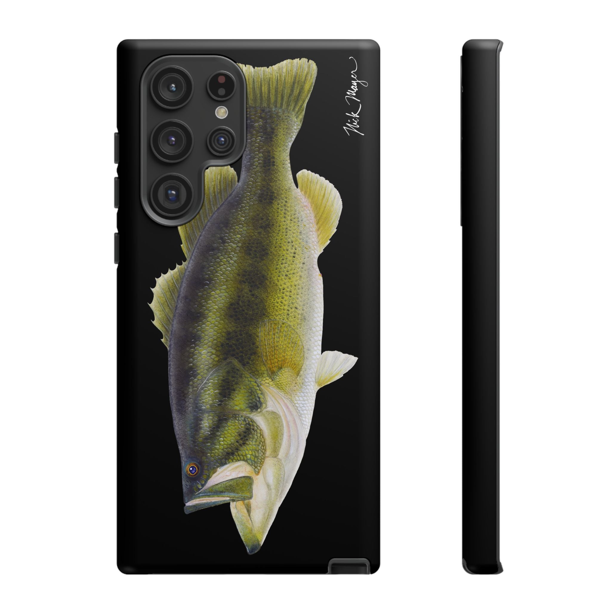Largemouth Bass Black Phone Case (Samsung)