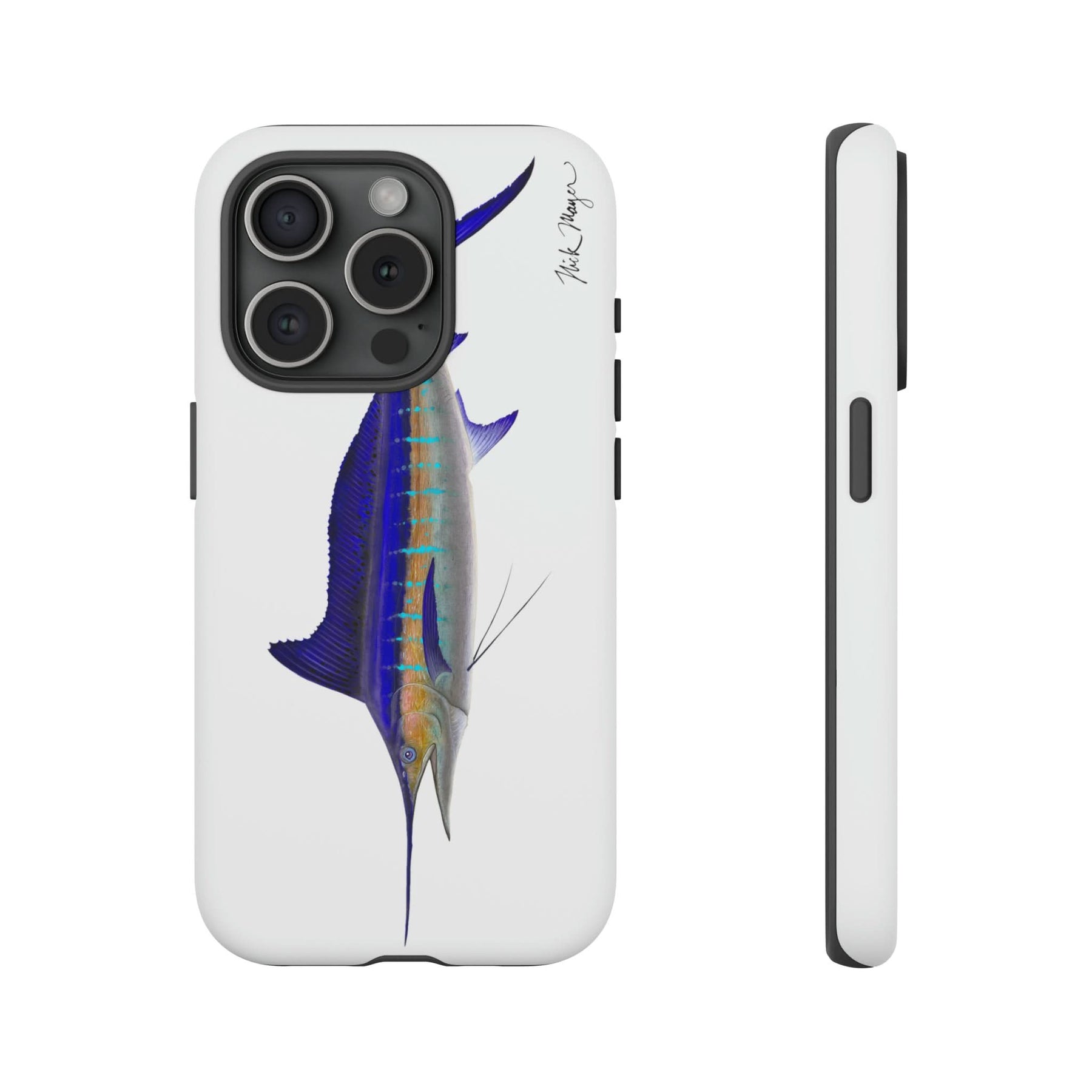 Striped Marlin iPhone 15 Case