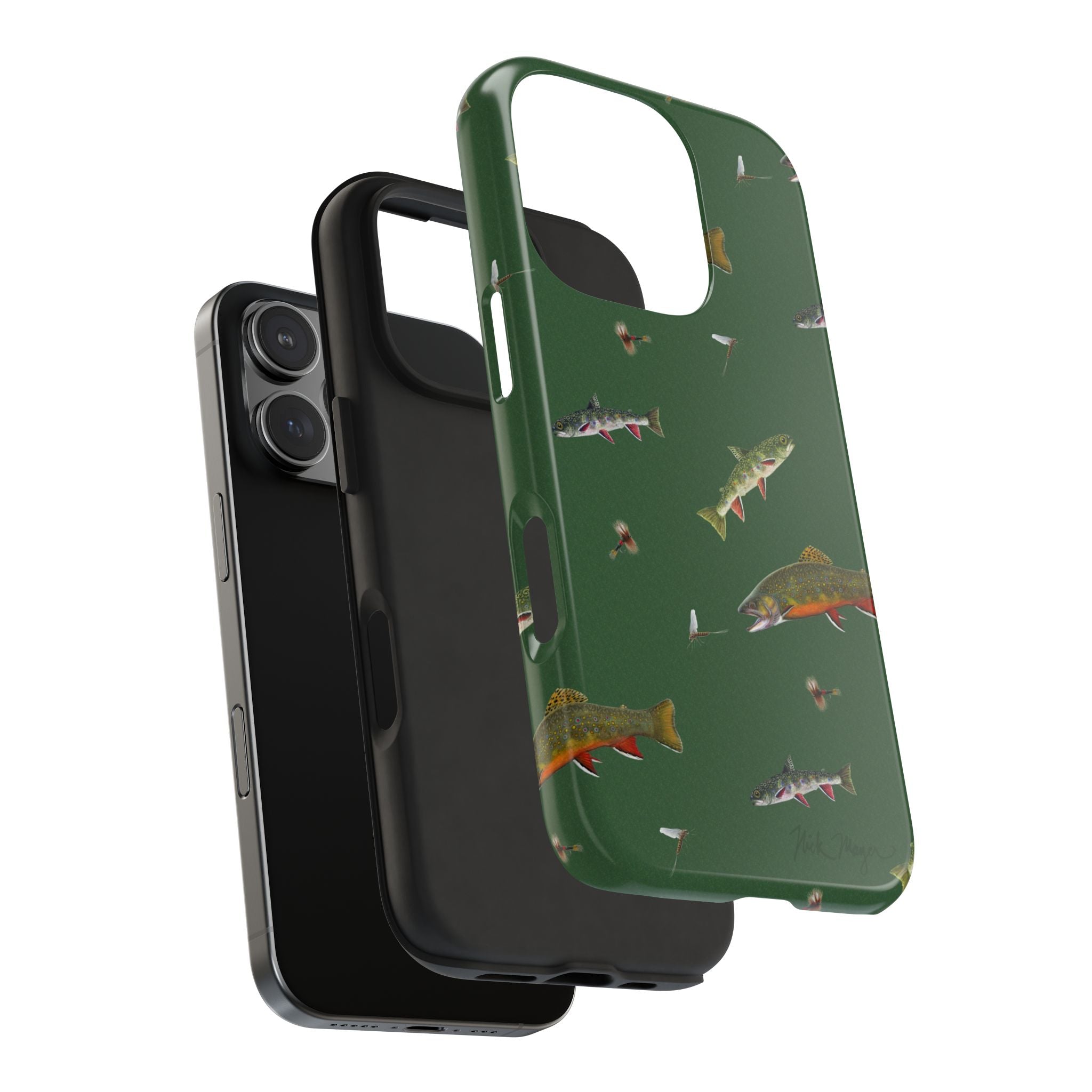 Trout and Flies Phone Case (iPhone)