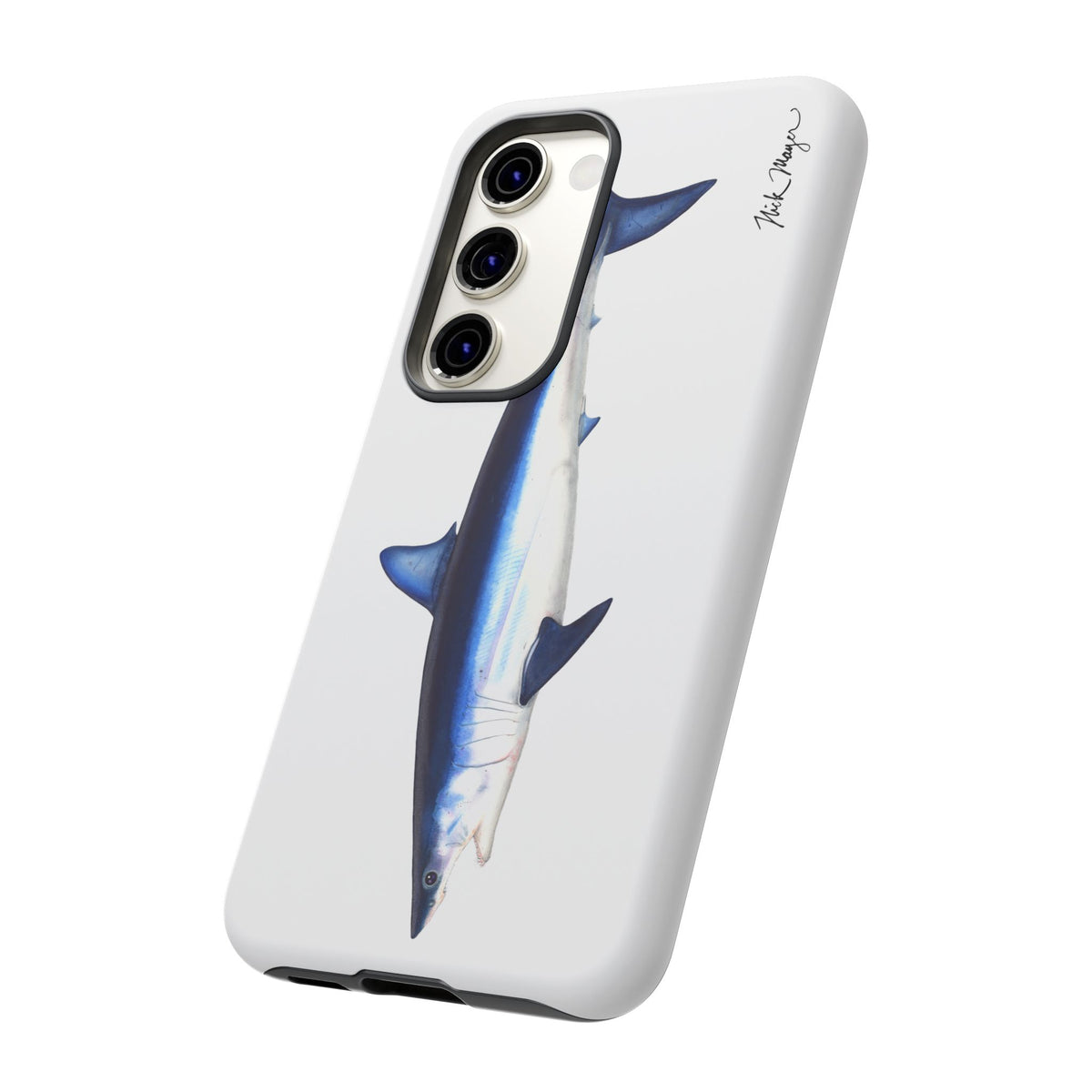 Mako Shark White Phone Case (Samsung) Printify