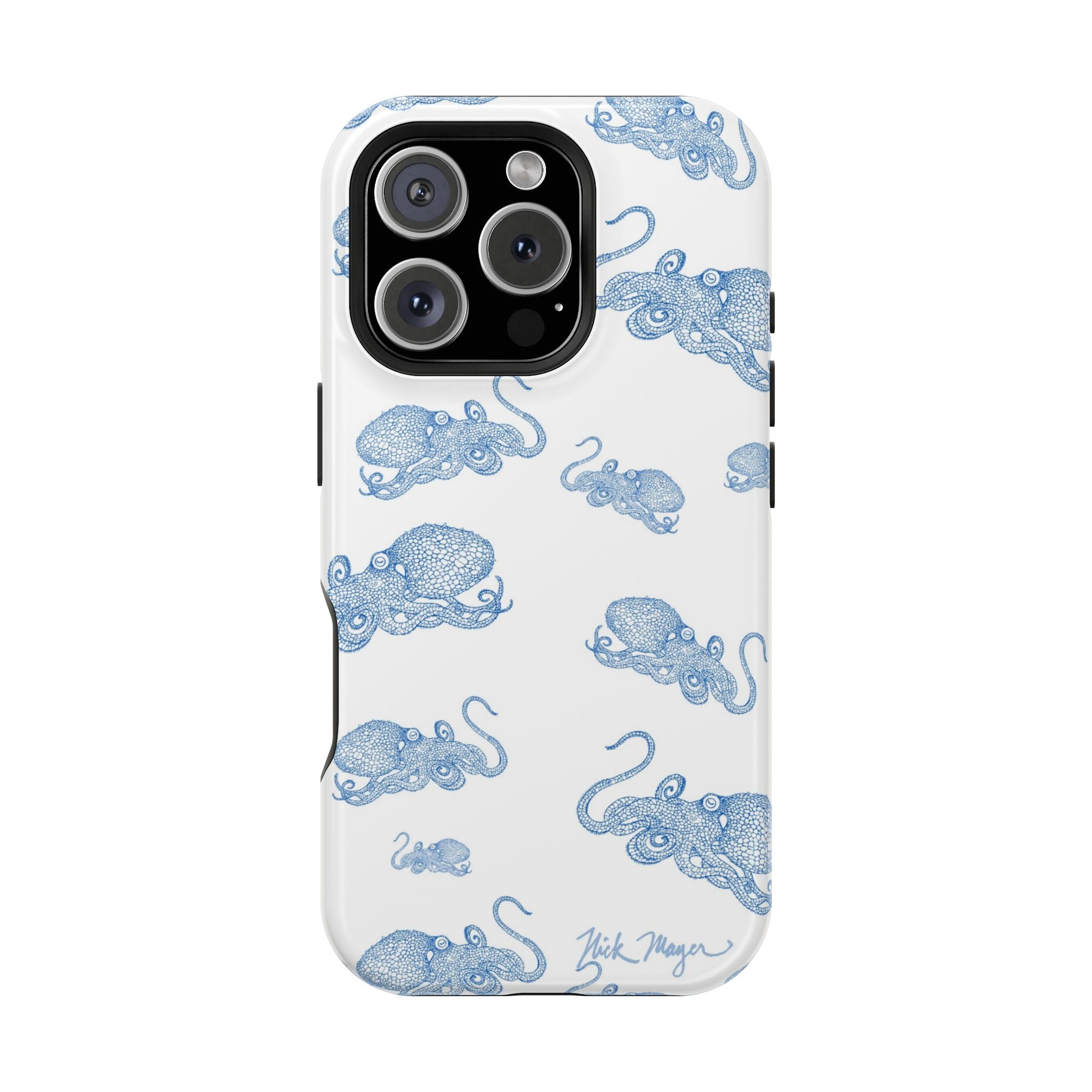 Blue Octopus 2 MagSafe iPhone Case